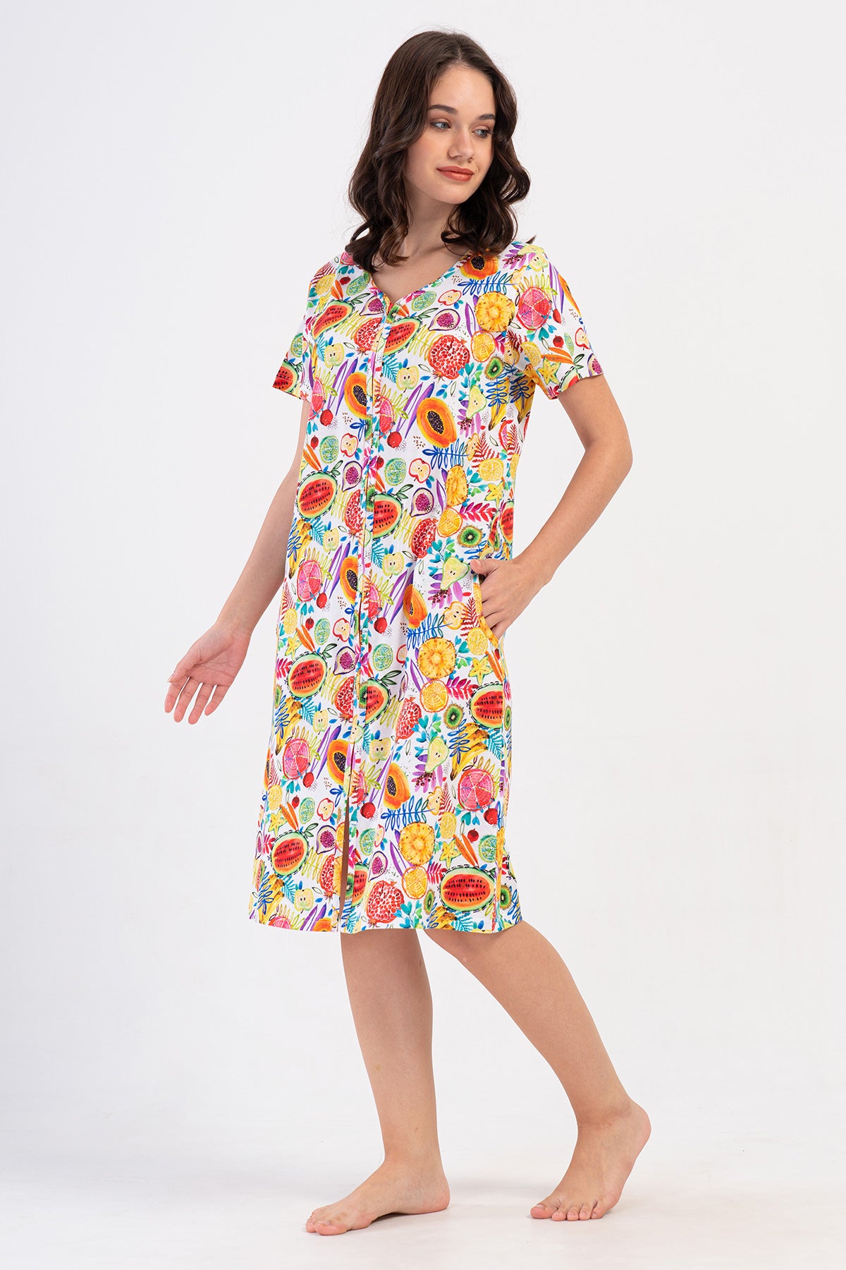 Woman Supreme Qesa Colorful Home Dress