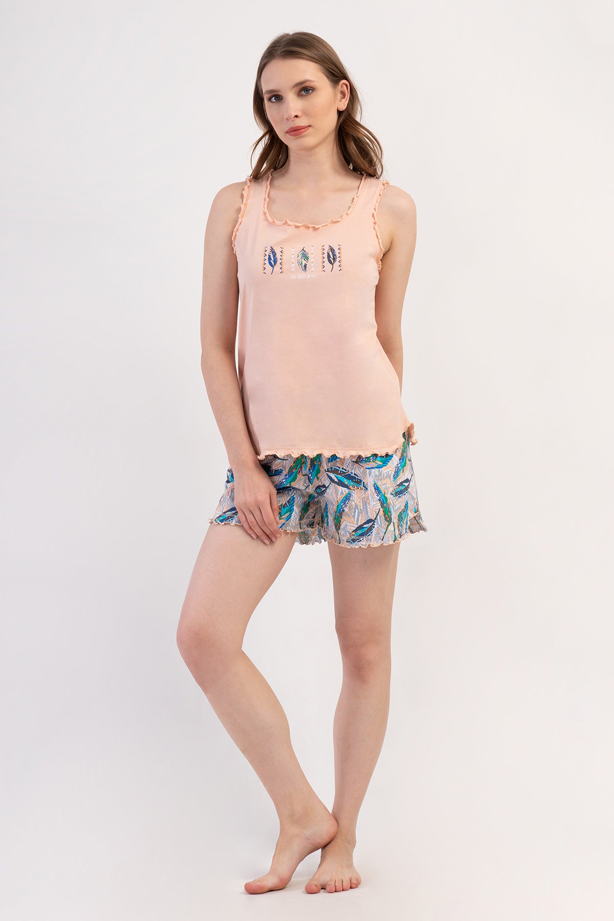 Woman Supreme Big Size Oleo Short Set