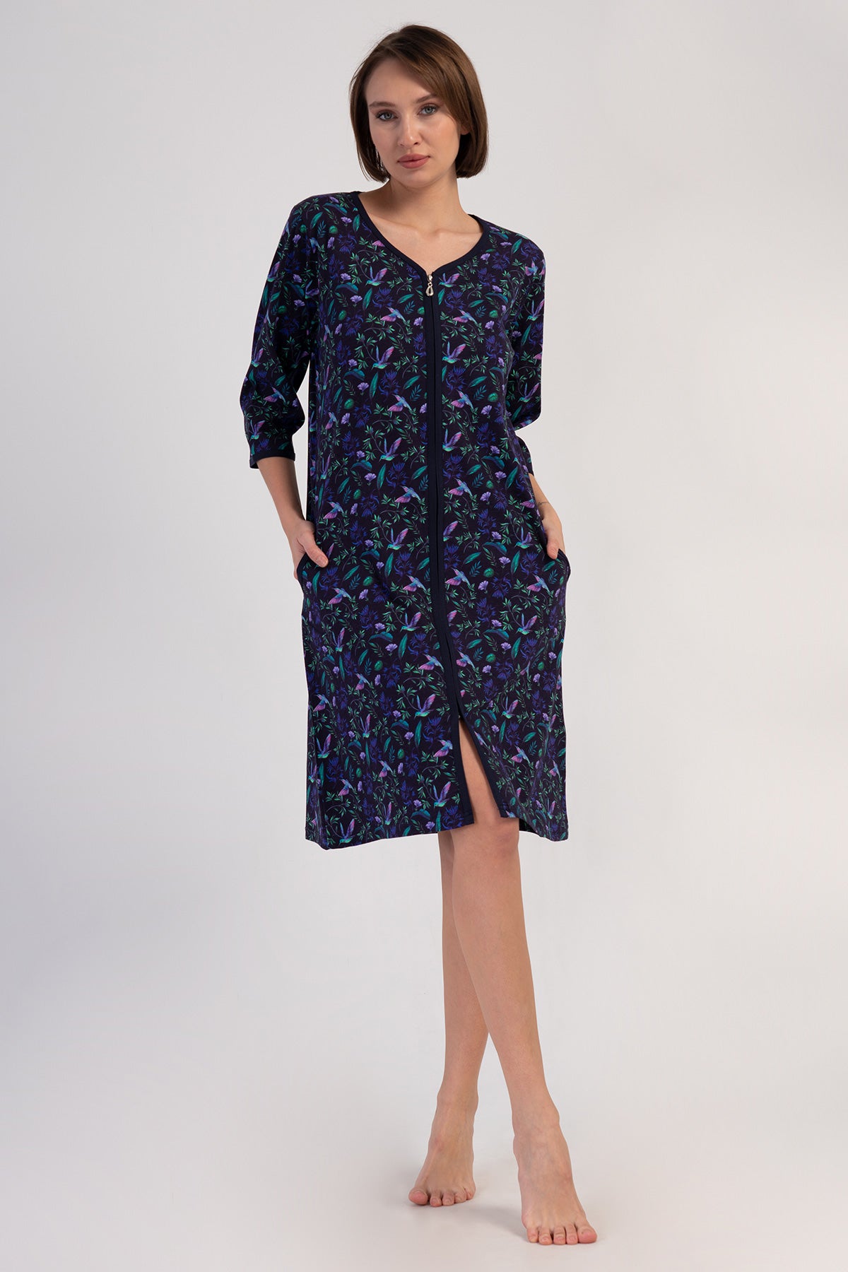 Woman Supreme Big Size Bekira Home Dress