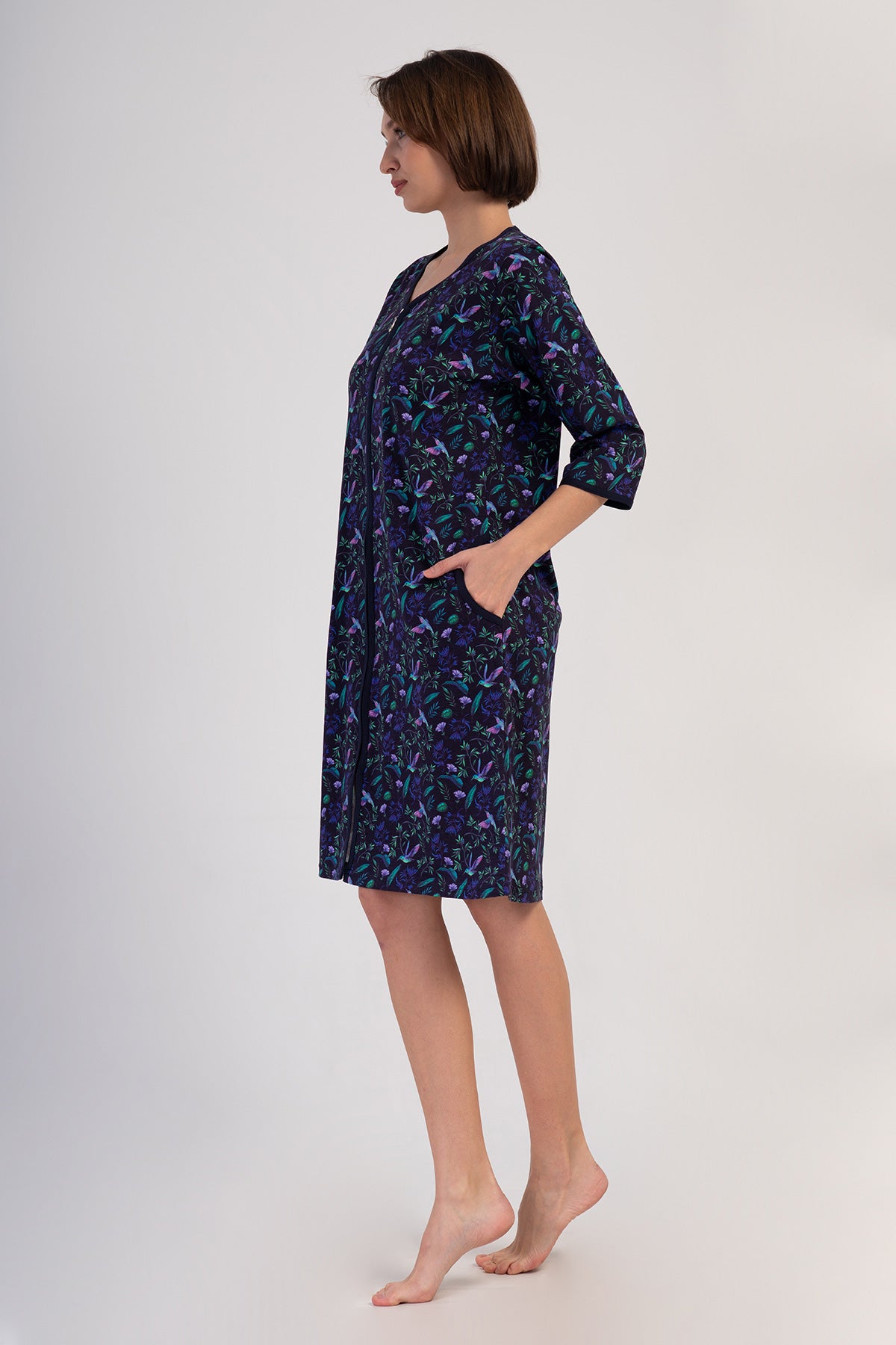 Woman Supreme Big Size Bekira Home Dress