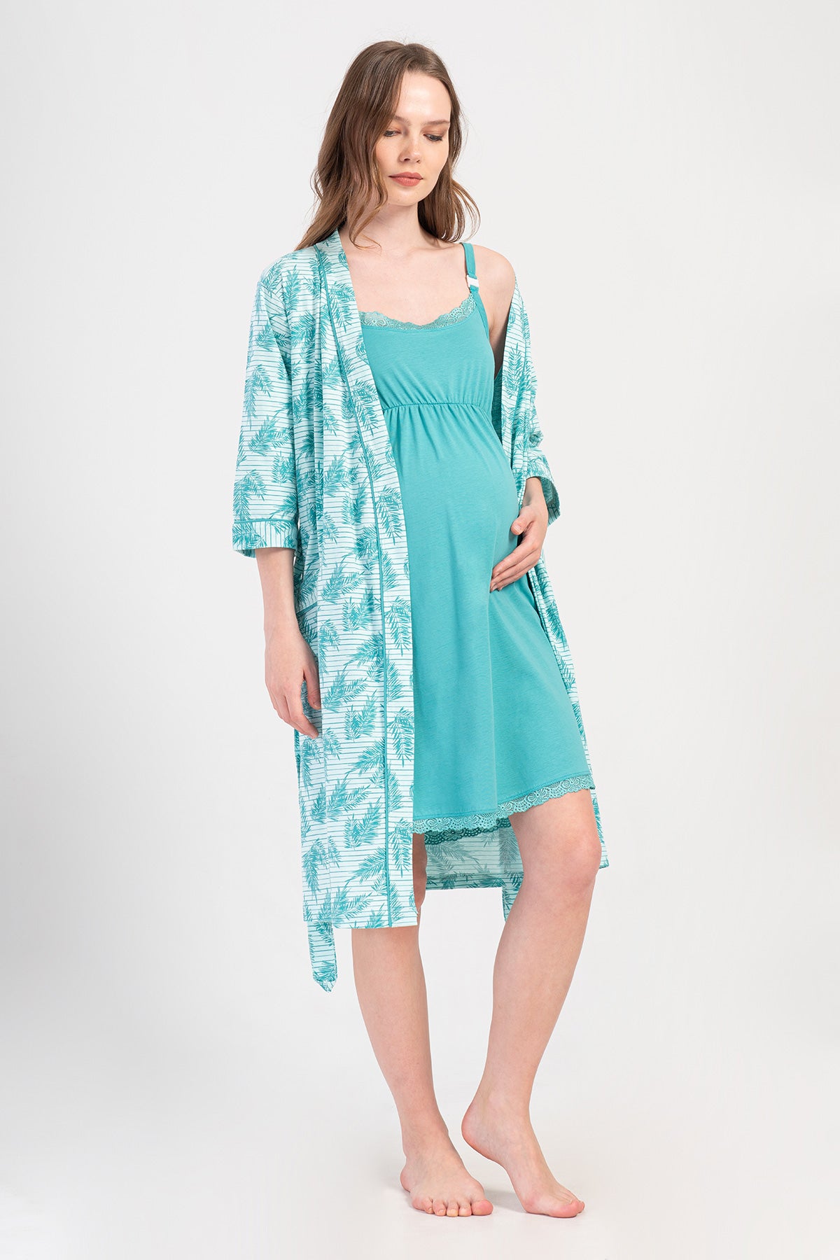 Woman Supreme Valone Pregnant Dressing Gown Set
