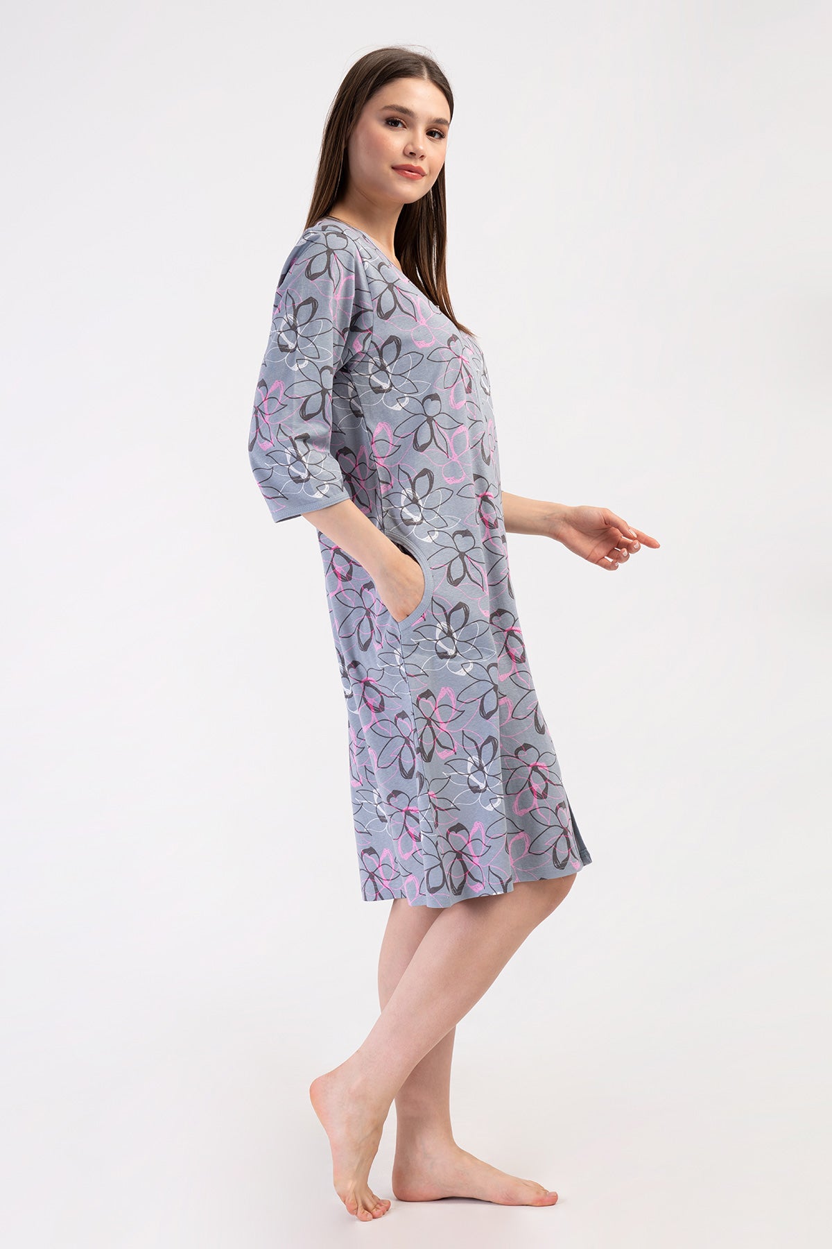 Woman Supreme Big Size Lindo Home Dress