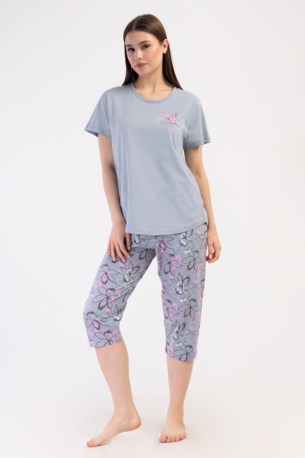 Woman Supreme Big Size Lindo Capri Set