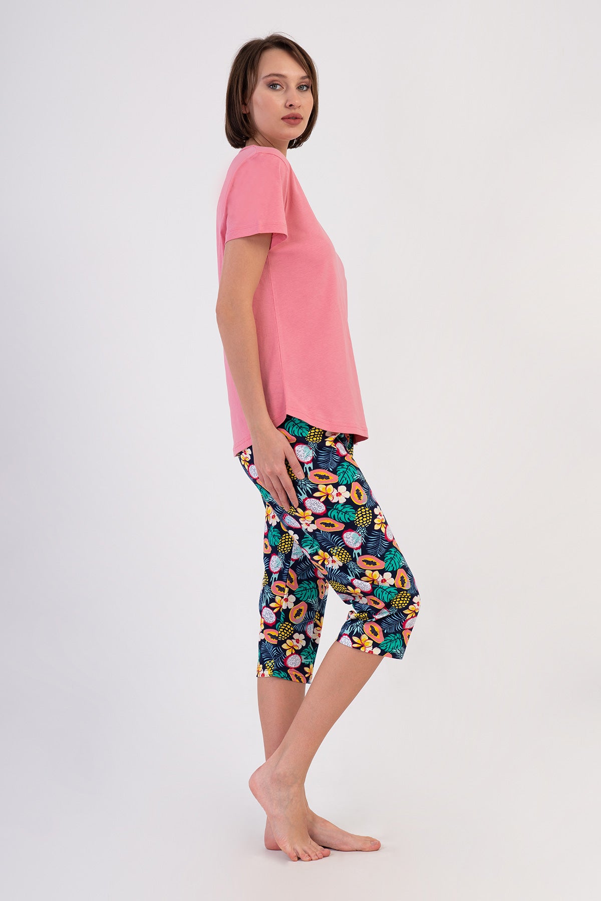 Woman Supreme Big Size Sola Capri Set