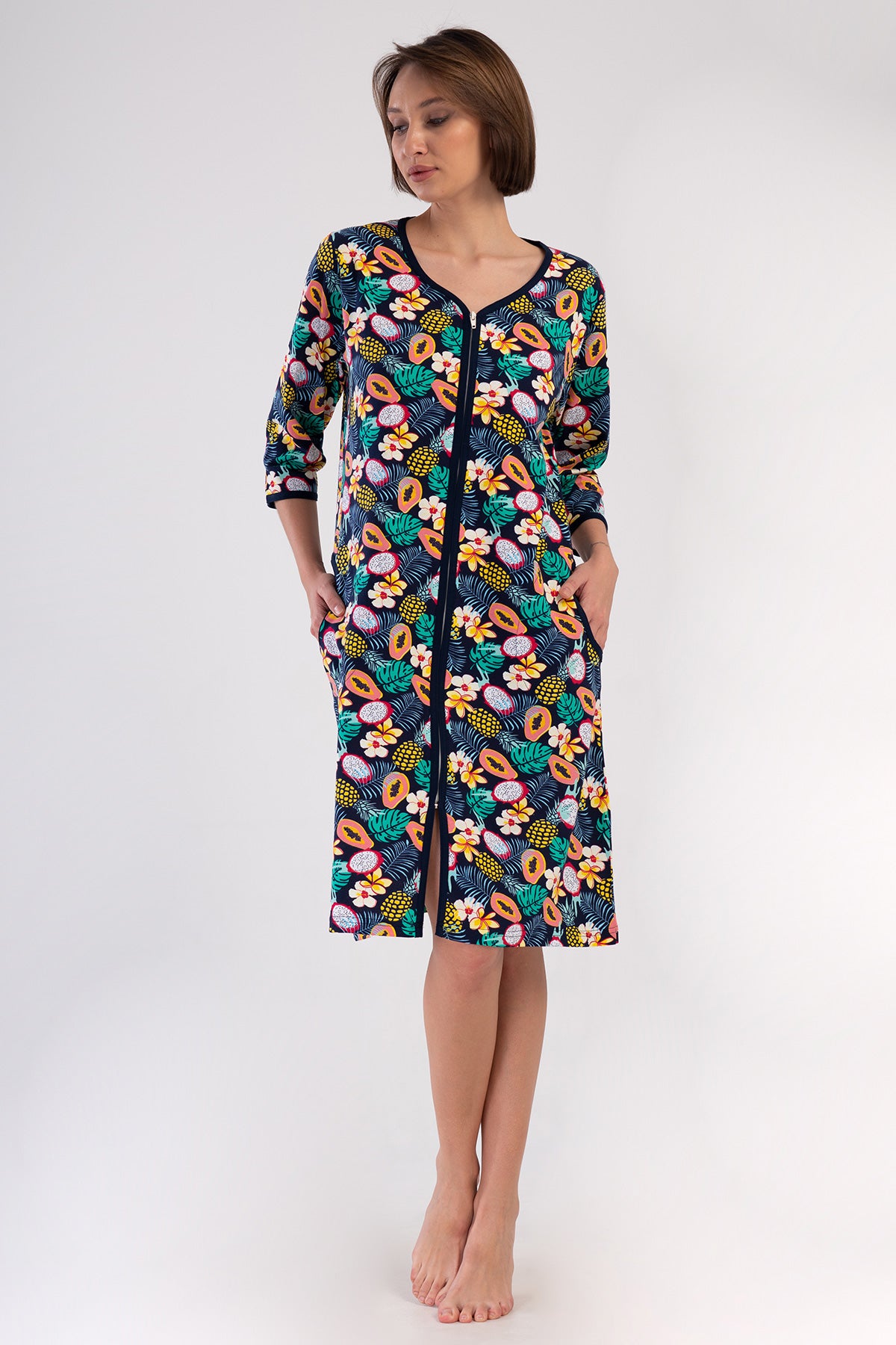 Woman Supreme Big Size Sola Home Dress