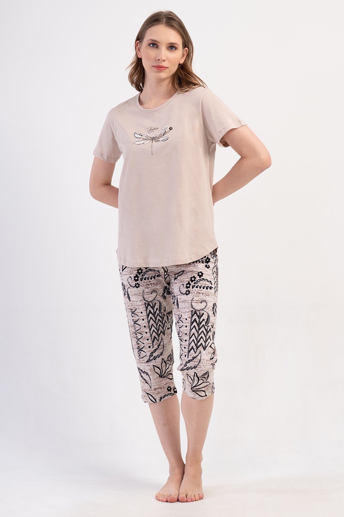 Woman Supreme Big Size Enpa Capri Set