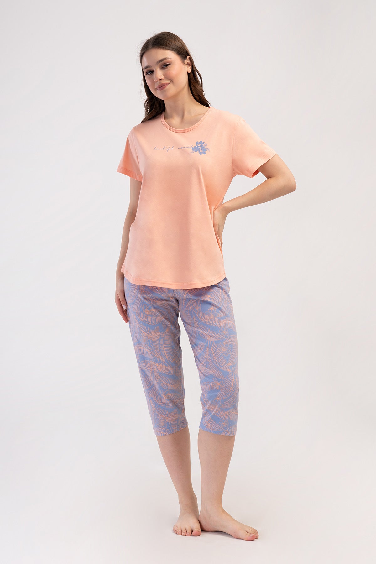 Woman Supreme Big Size Tefis Capri Set