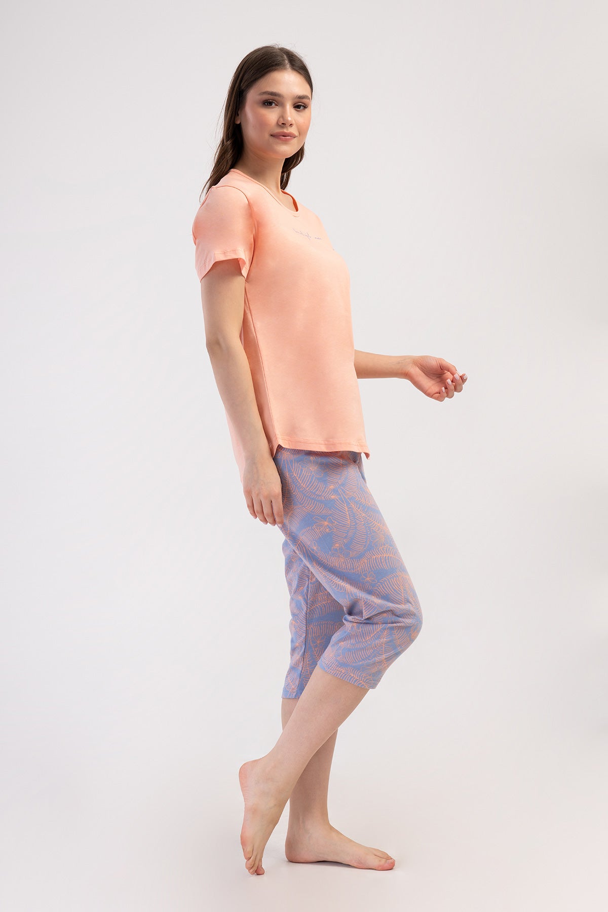 Woman Supreme Big Size Tefis Capri Set