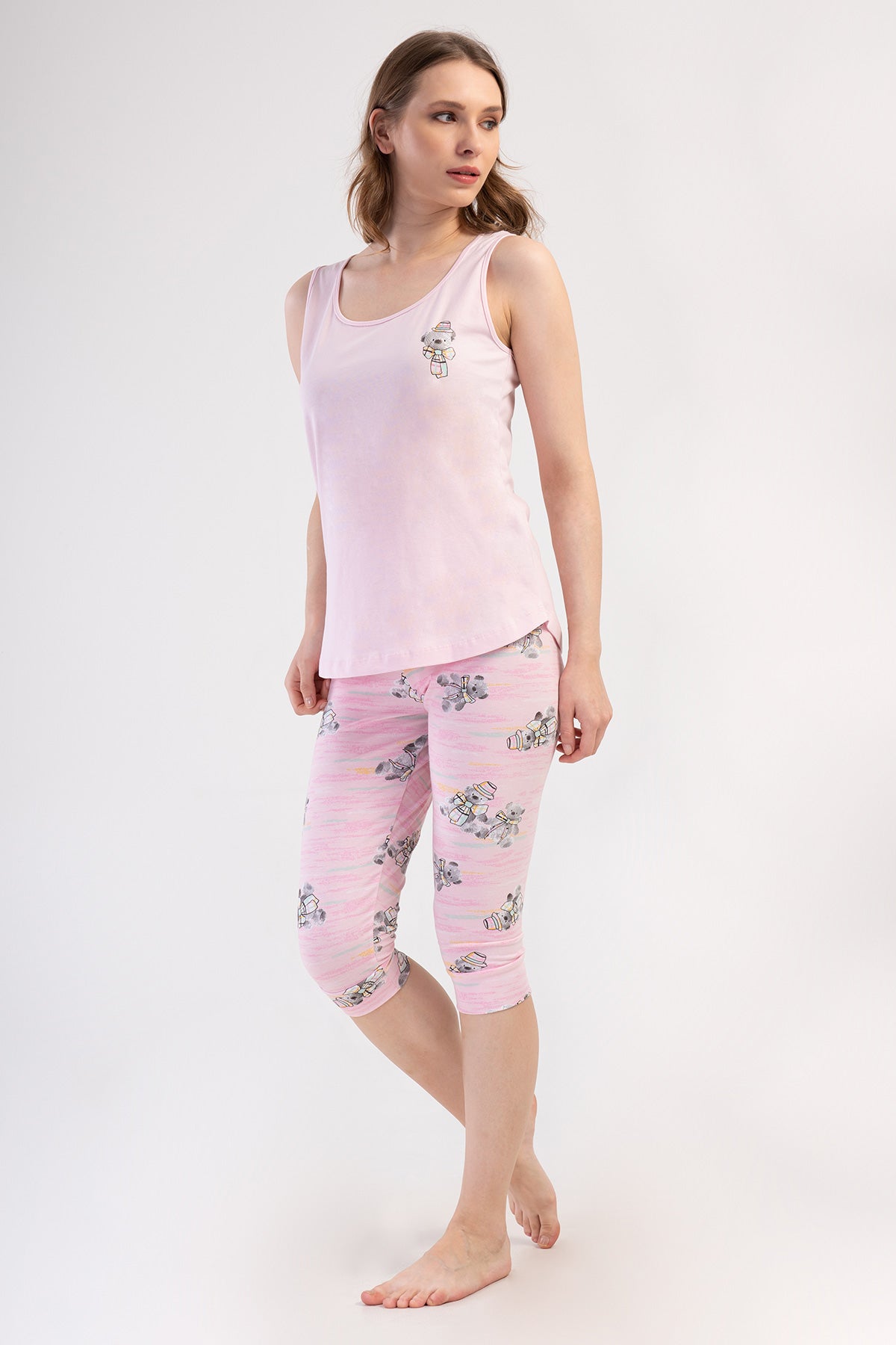 Woman Lycra Supreme Gonna Capri Set