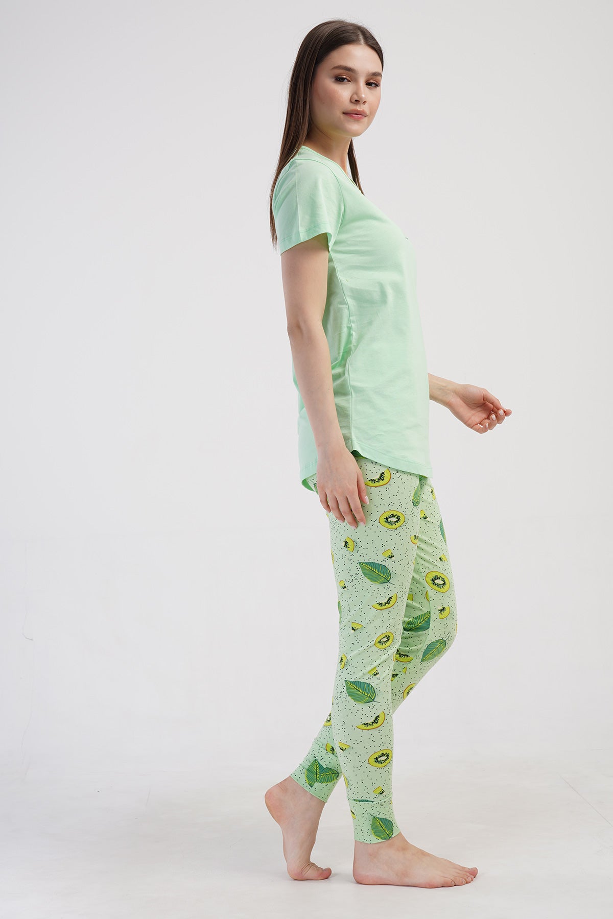 Woman Lycra Supreme Fruit Pyjama Set