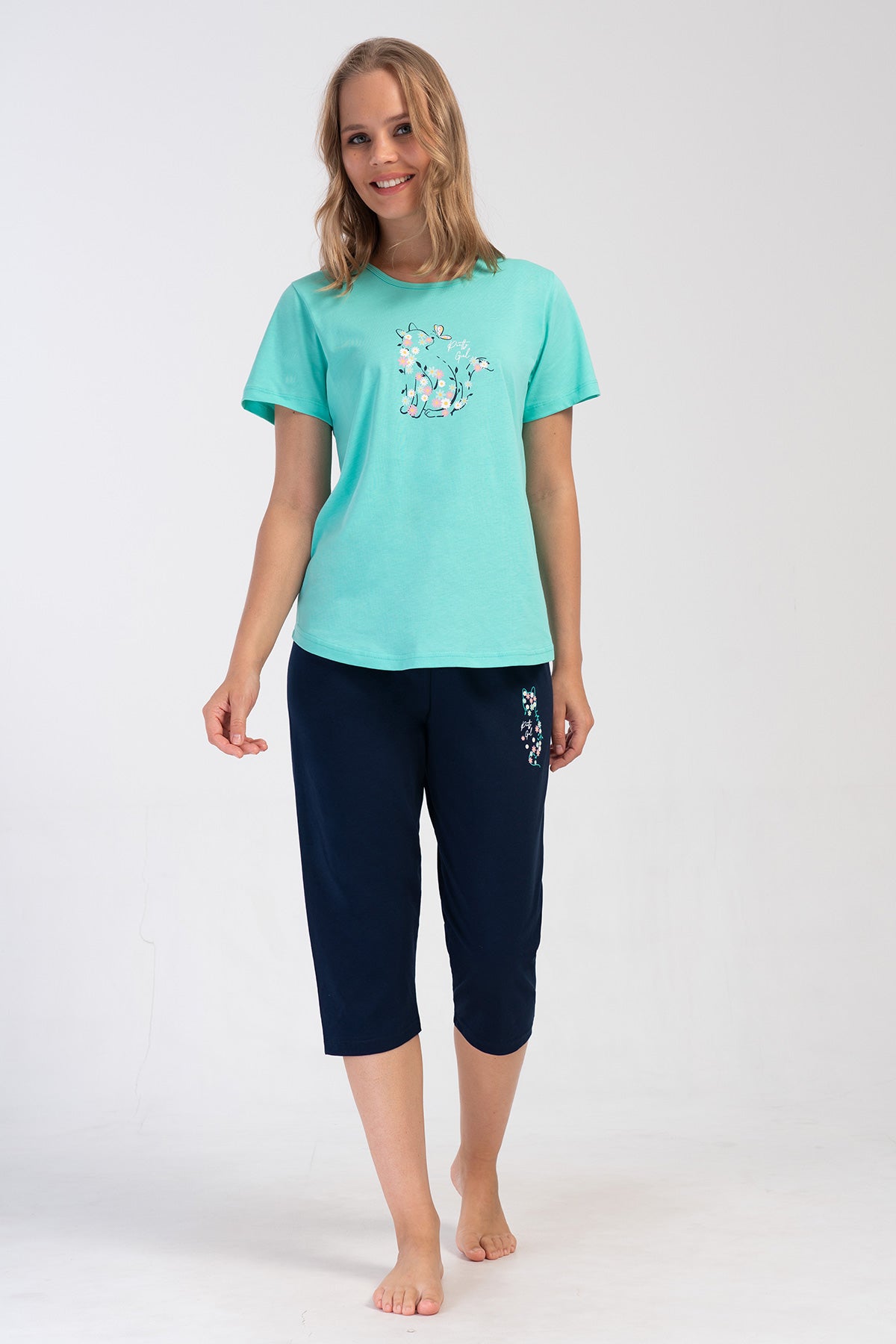 Woman Supreme Big Size Sebon Capri Set