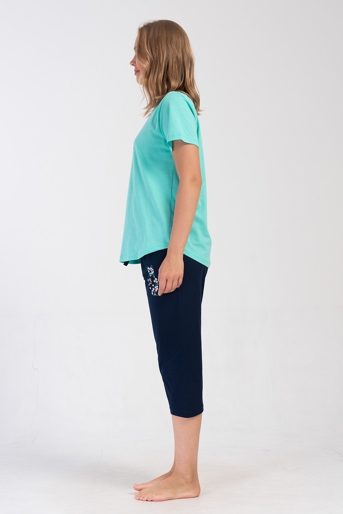 Woman Supreme Big Size Sebon Capri Set