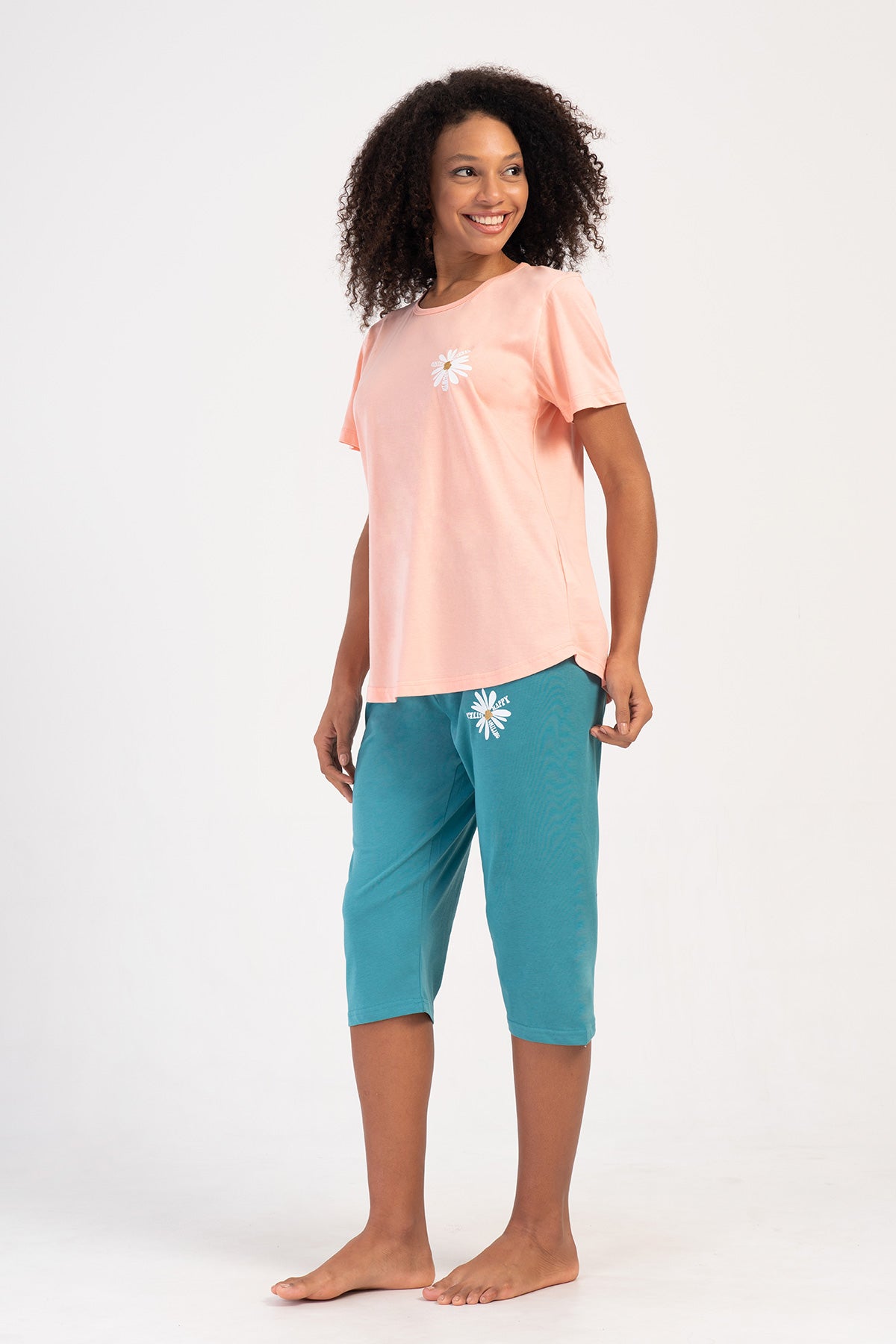 Woman Supreme Big Size Tevia Capri Set 