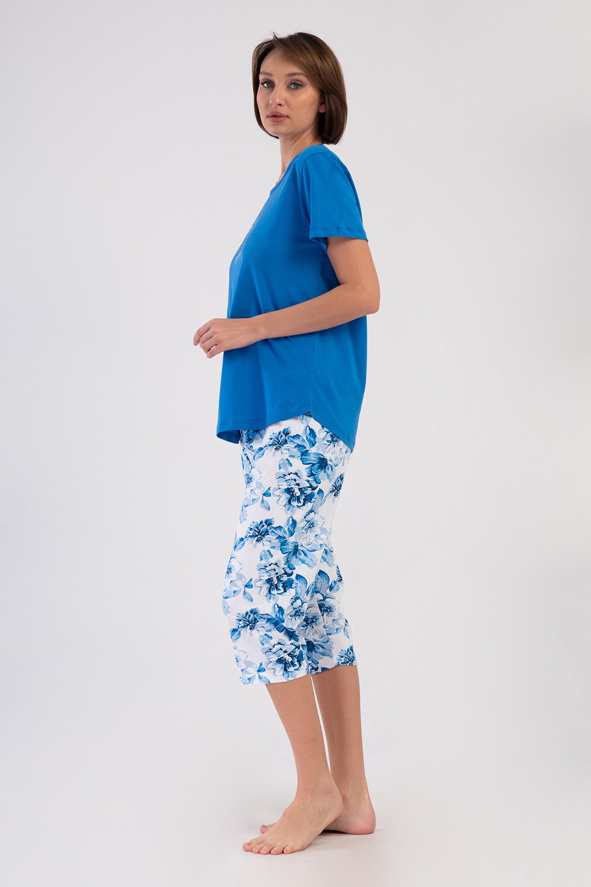 Woman Supreme Big Size Marin Capri Set