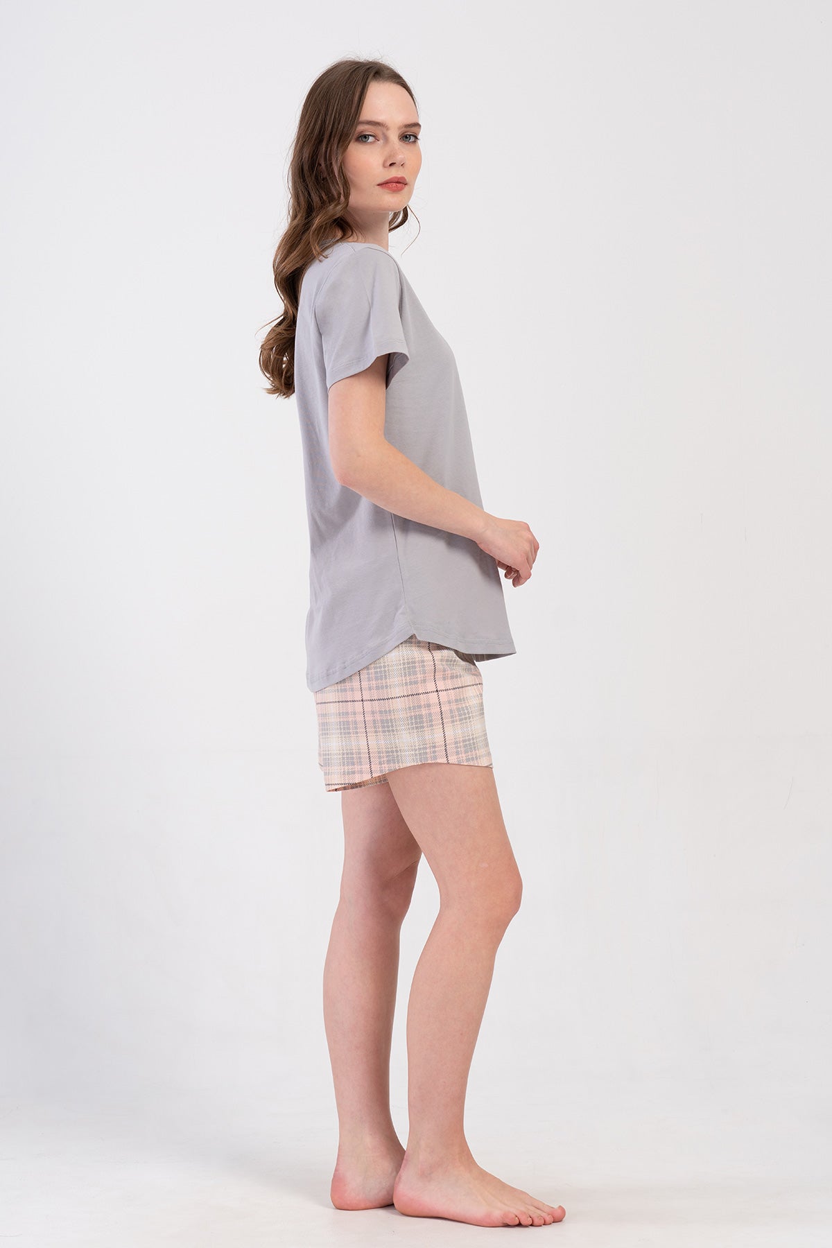 KADIN P.SUPREM O YAKA KISA KOL ETEGI OVAL SORT TAKIM