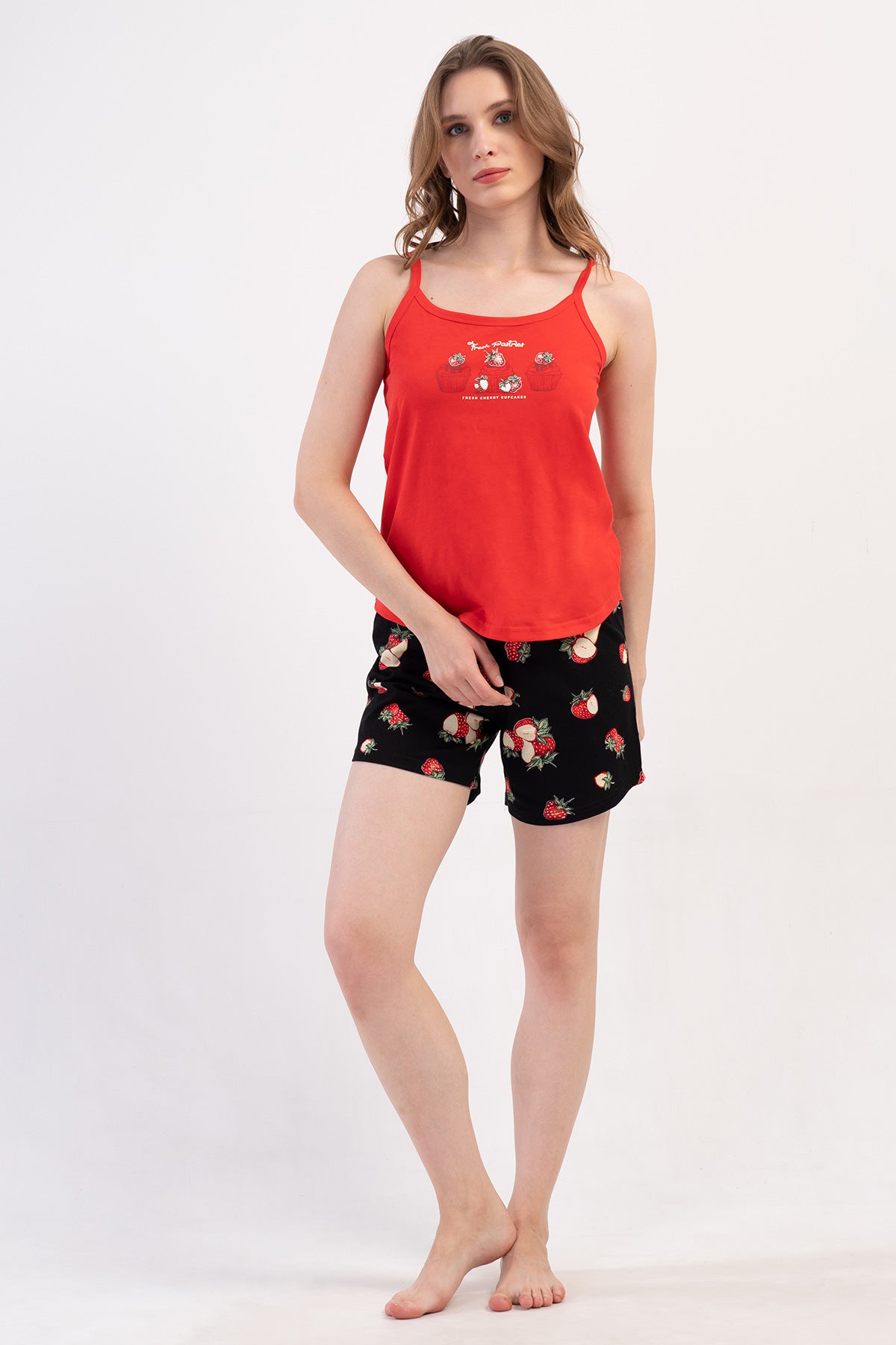 Woman Supreme Zeva Thin Strap Short Set