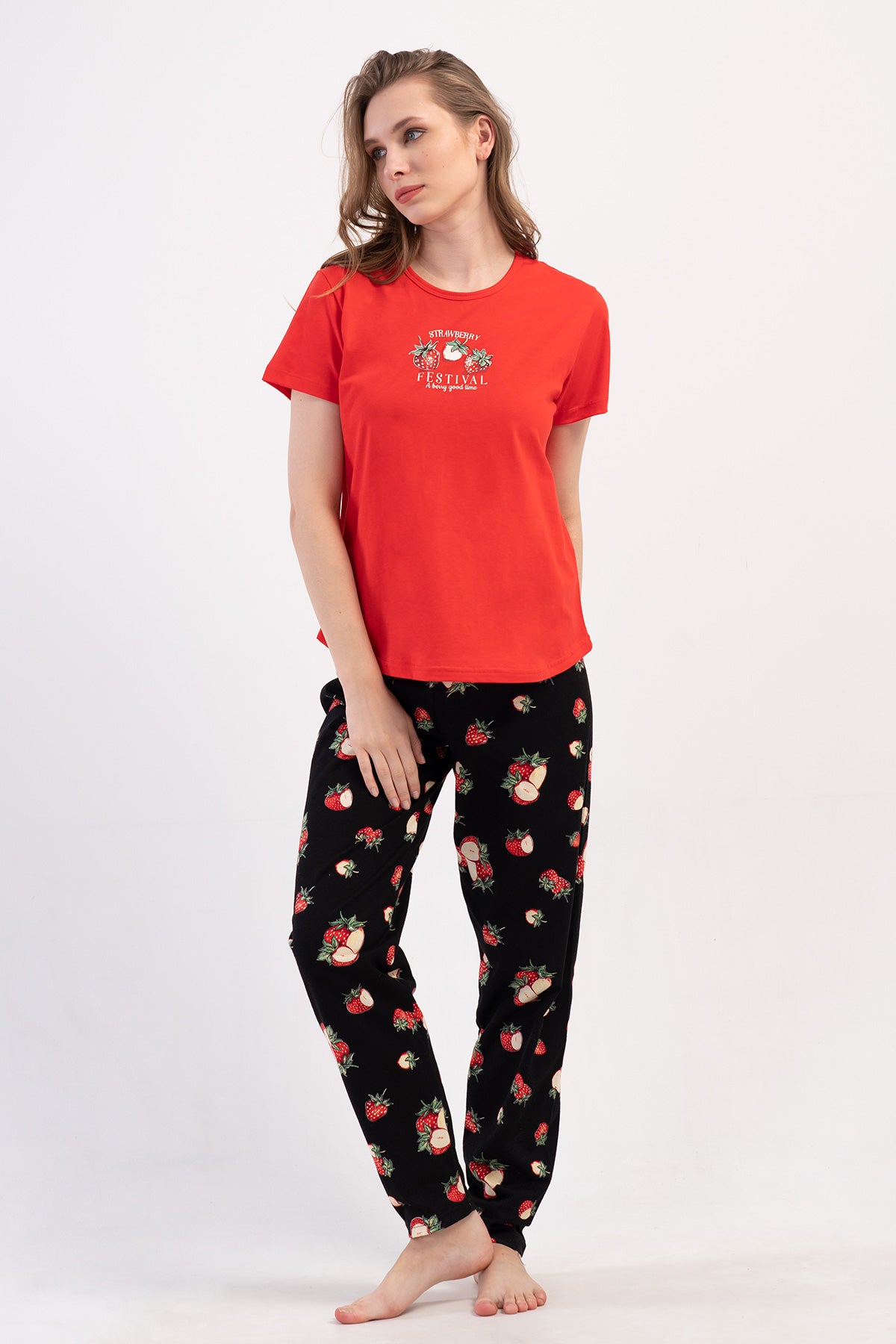 Woman Supreme Big Size Zeva Pyjama Set