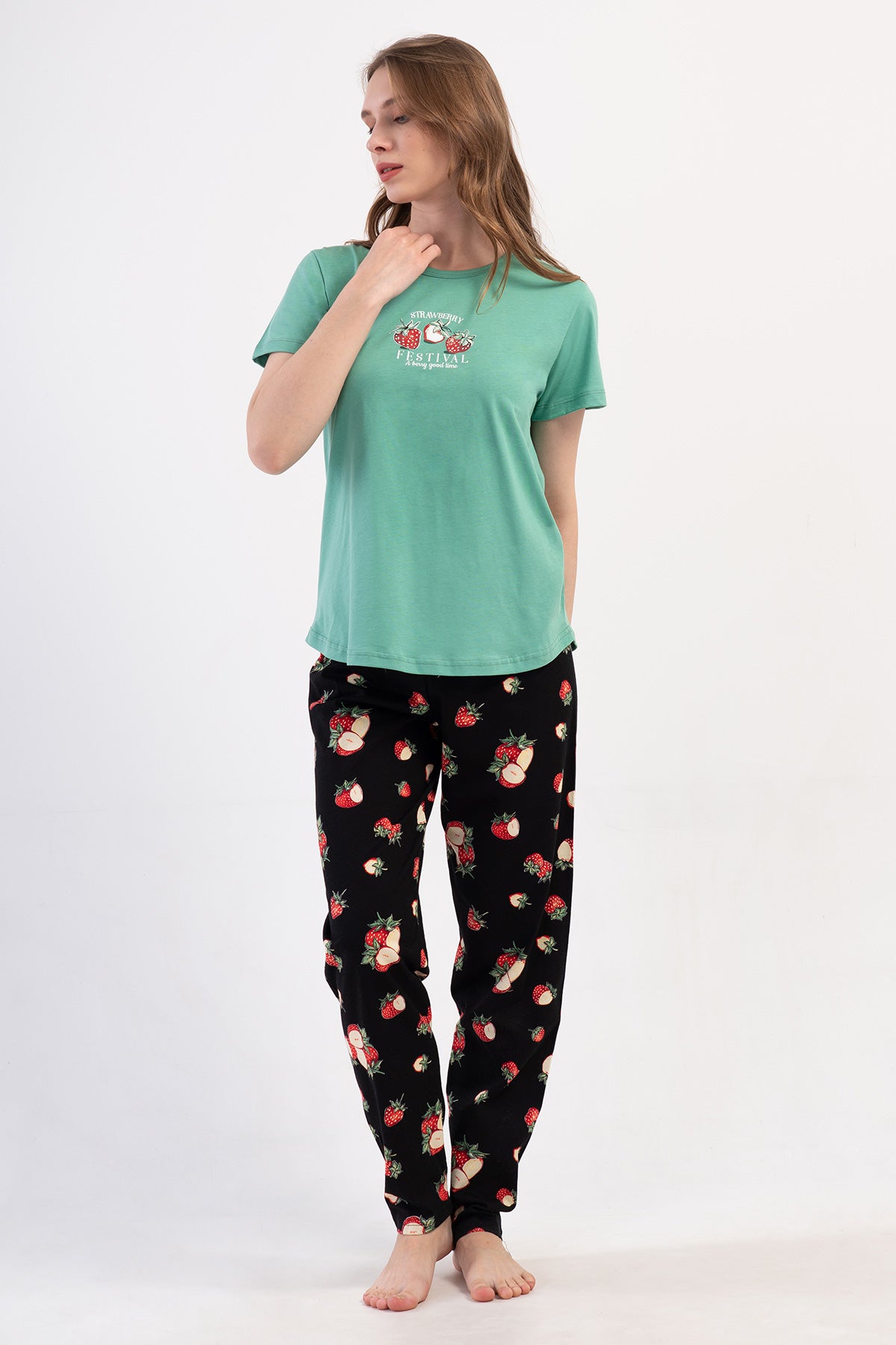 Woman Supreme Big Size Zeva Pyjama Set