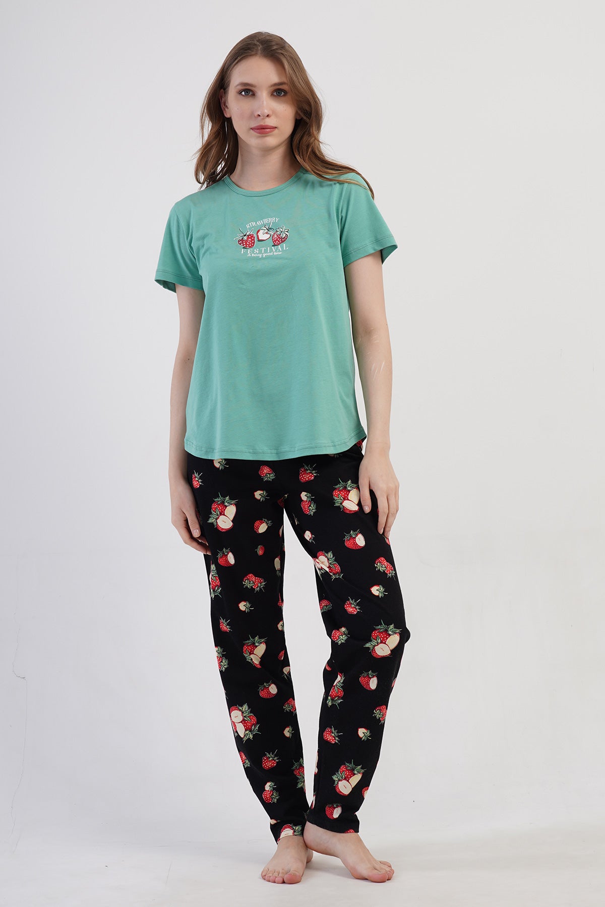 Woman Supreme Big Size Zeva Pyjama Set