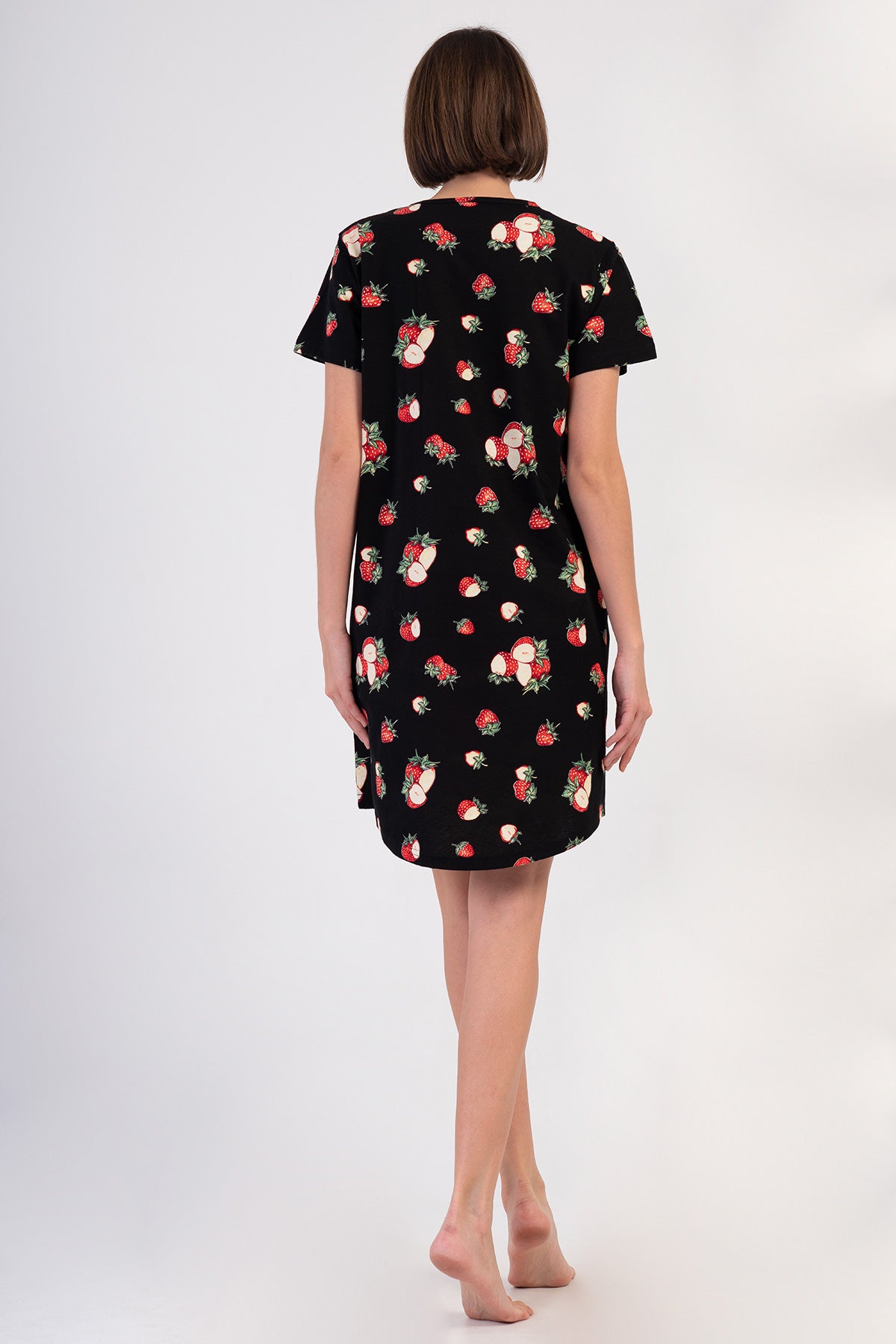 KADIN P.SUPREM BATTAL XXL O YAKA KISA KOL ETEGI OVAL CEPLI TUNIK