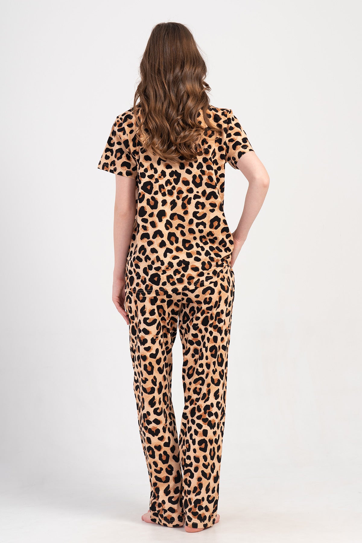 Woman Supreme Big Size Leopard Pyjama Set