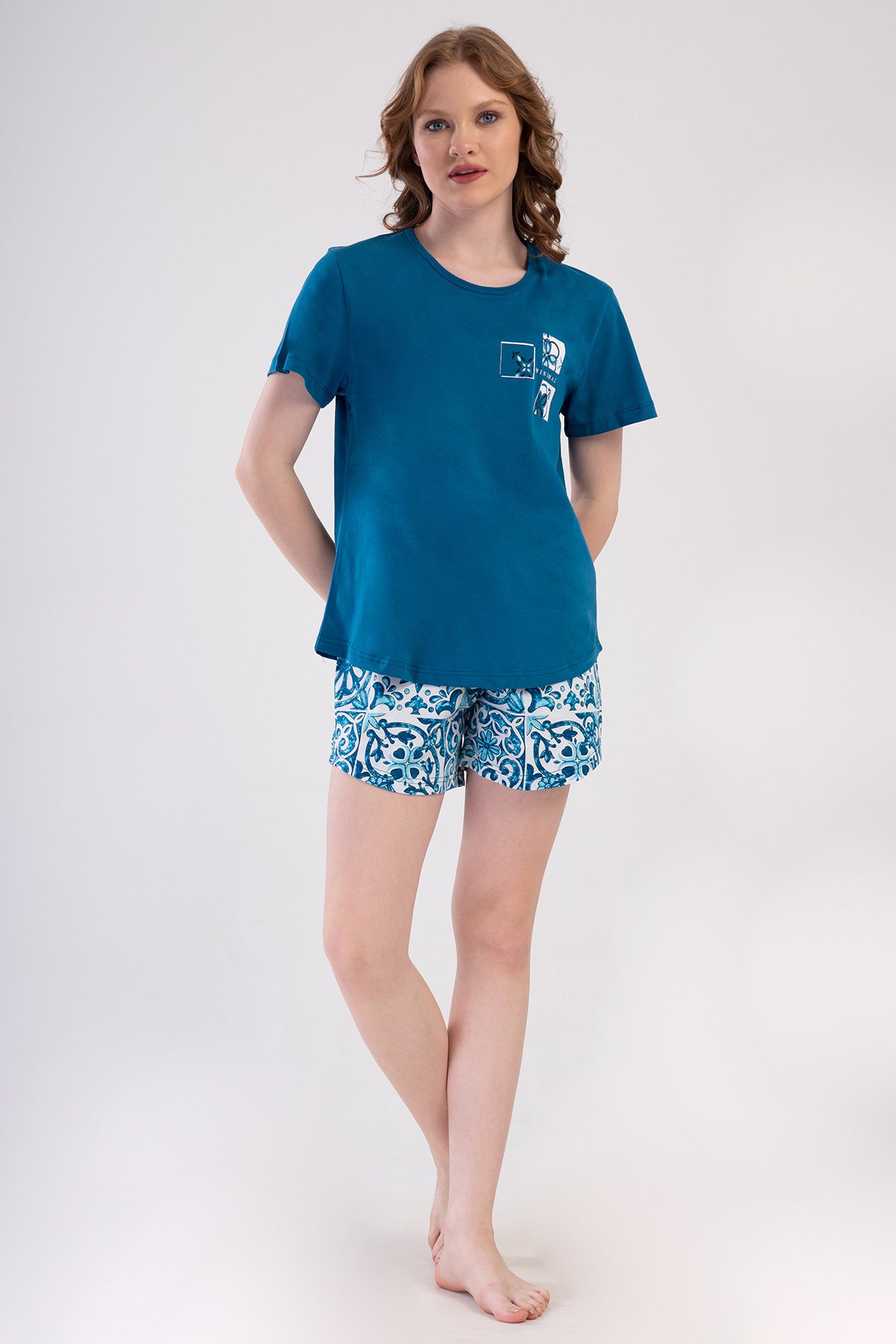 Woman Supreme Big Size Katian Short Set