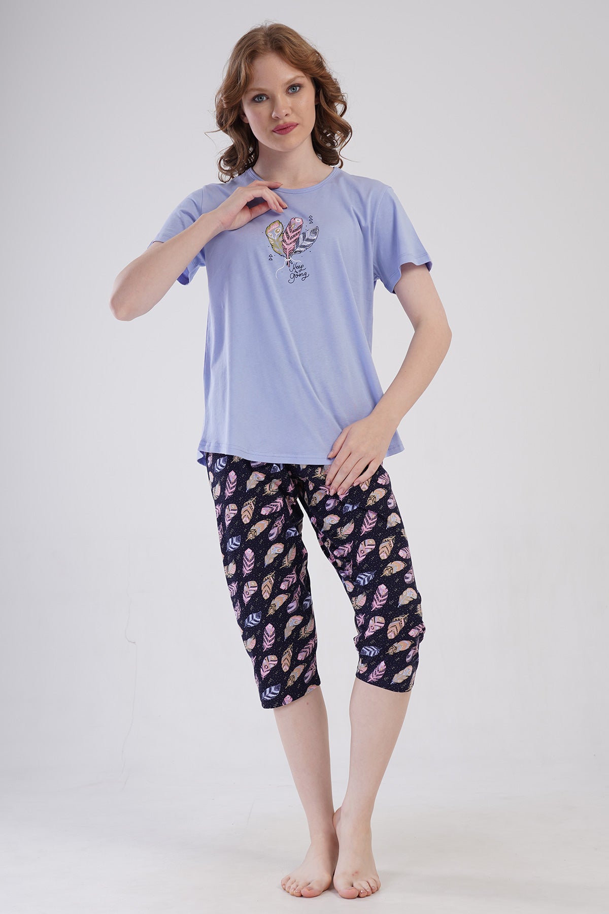 Woman Supreme Big Size Nera Capri Set