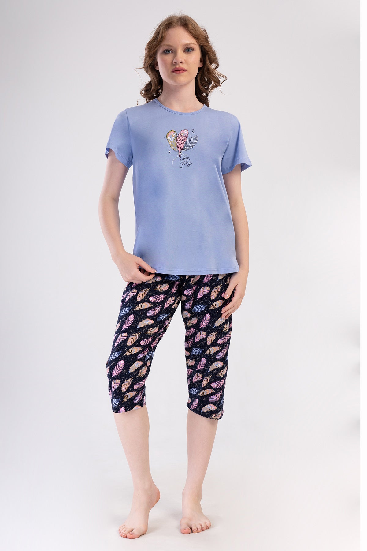 Woman Supreme Big Size Nera Capri Set