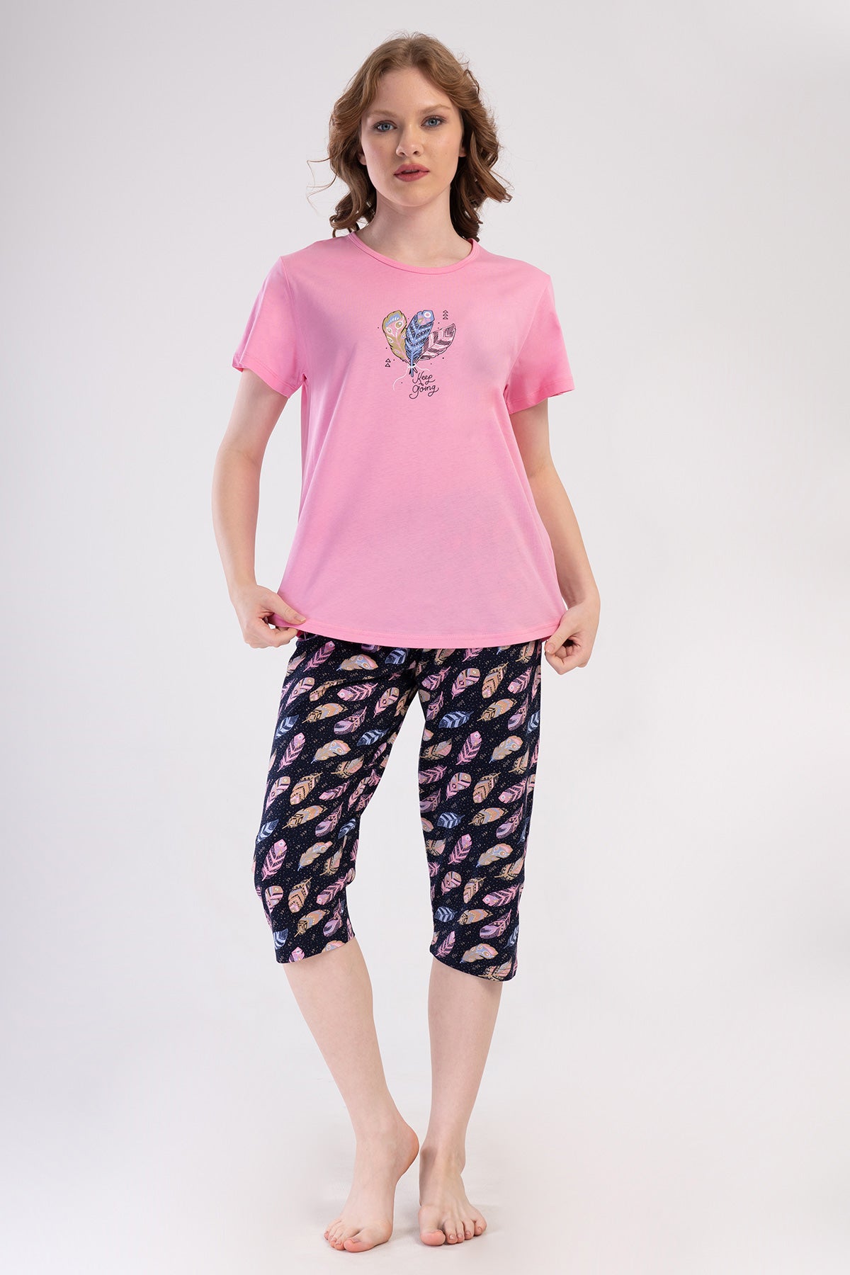 Woman Supreme Big Size Nera Capri Set