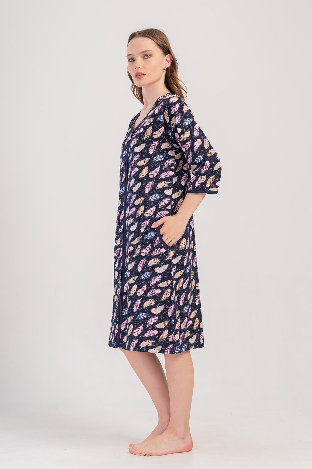Woman Supreme Big Size Nera Home Dress