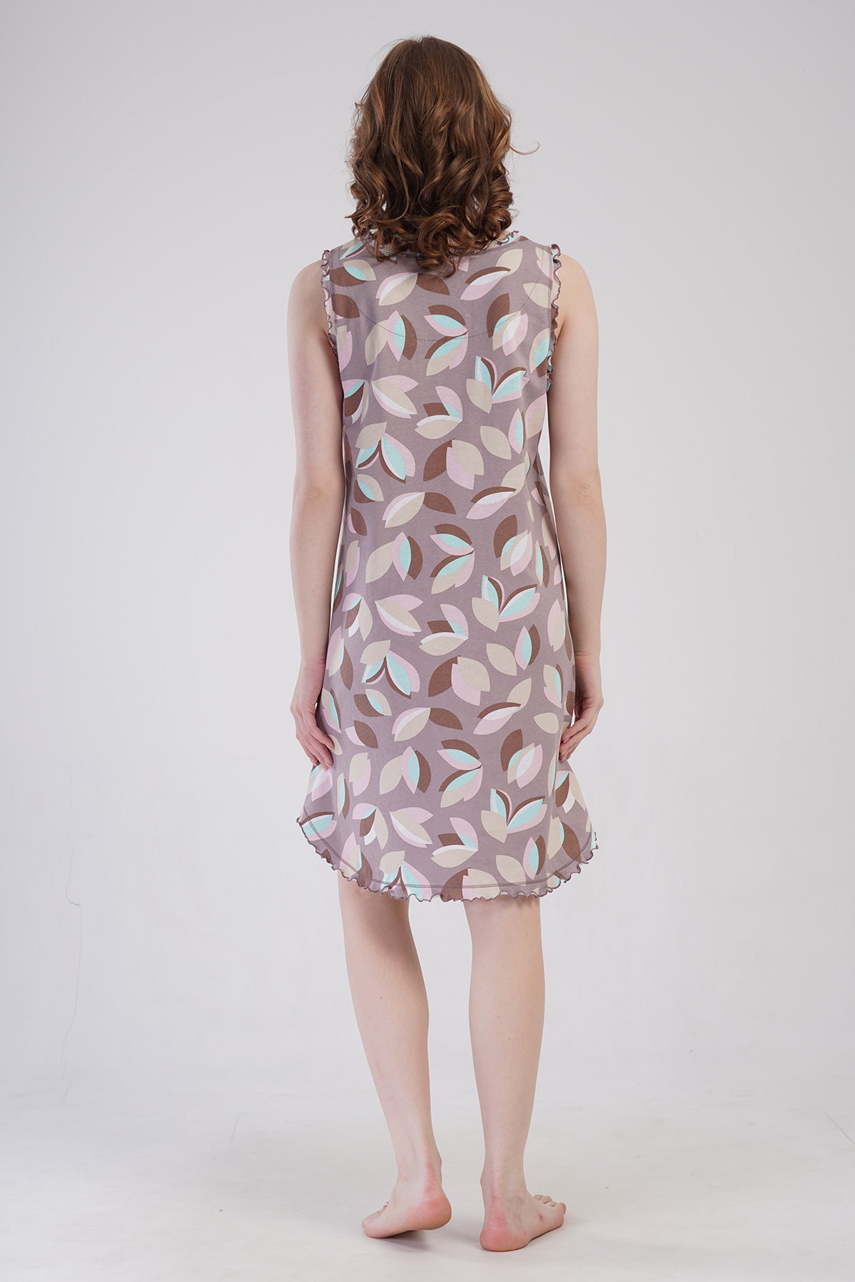 KADIN P.SUPREM XXL O YAKA BIBILALI GENIS ASKILI ETEGI OVAL TUNIK