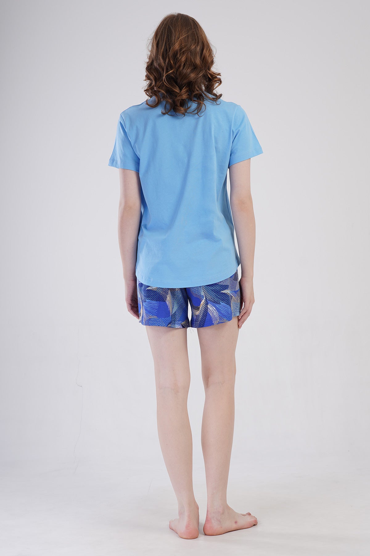 KADIN P.SUPREM XXL O YAKA KISA KOL ETEGI OVAL SORT TAKIM