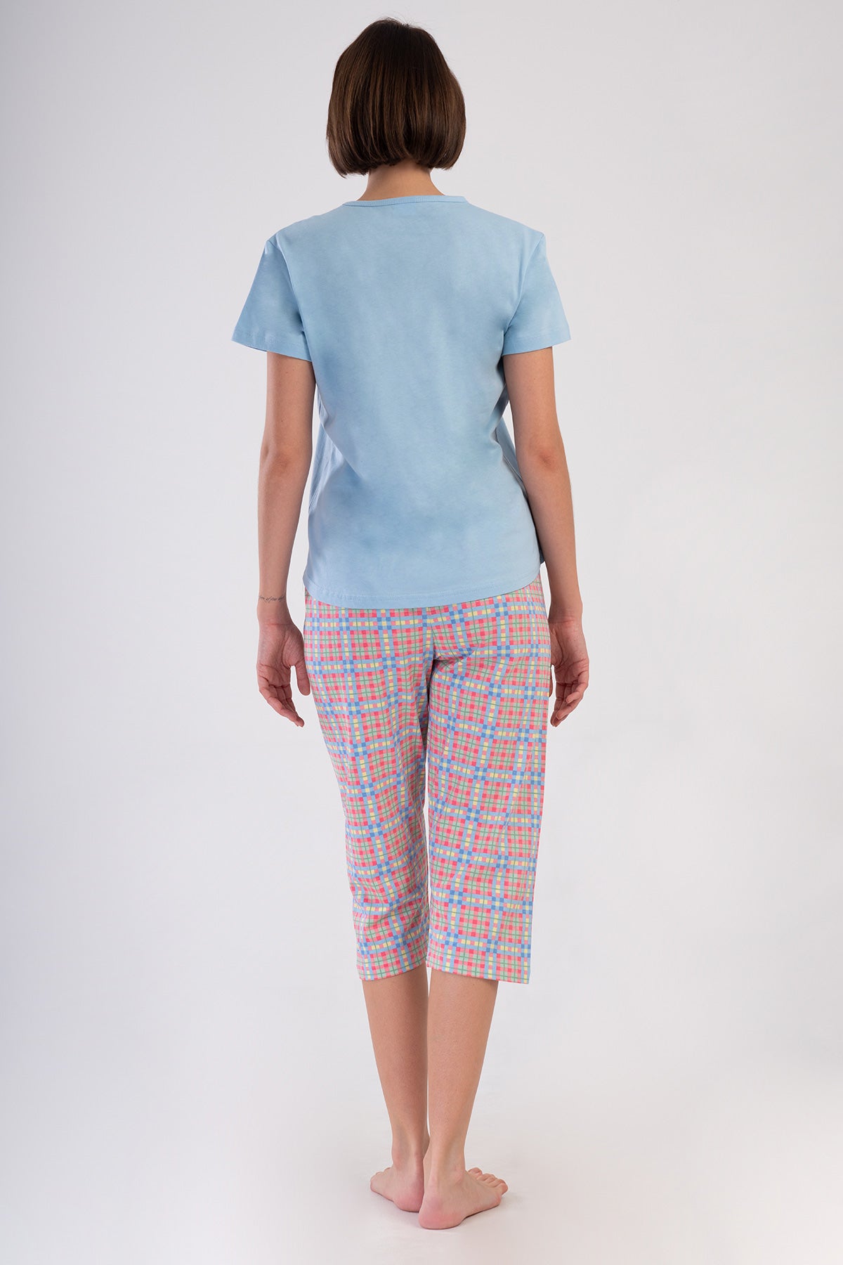 KADIN P.SUPREM O YAKA KISA KOL ETEGI OVAL KAPRI TAKIM