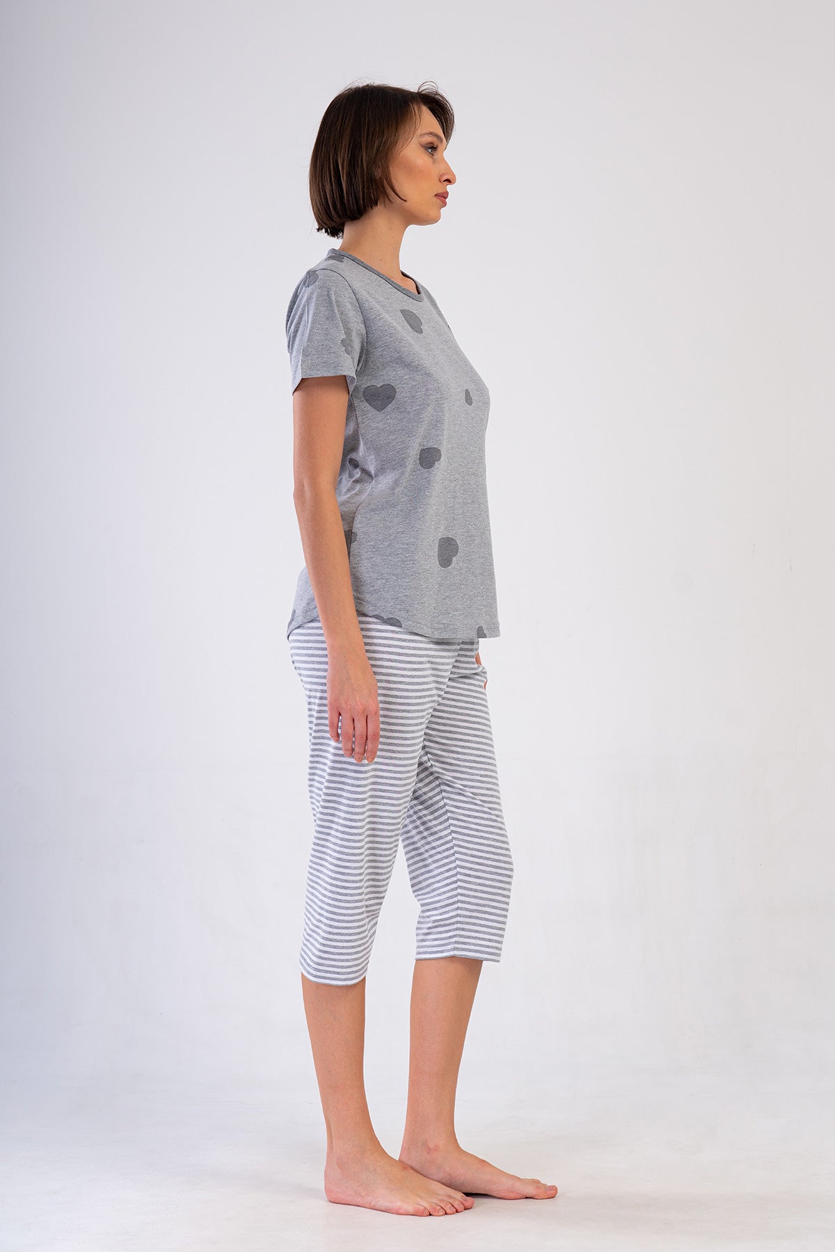 Woman Supreme Big Size Tora Capri Set