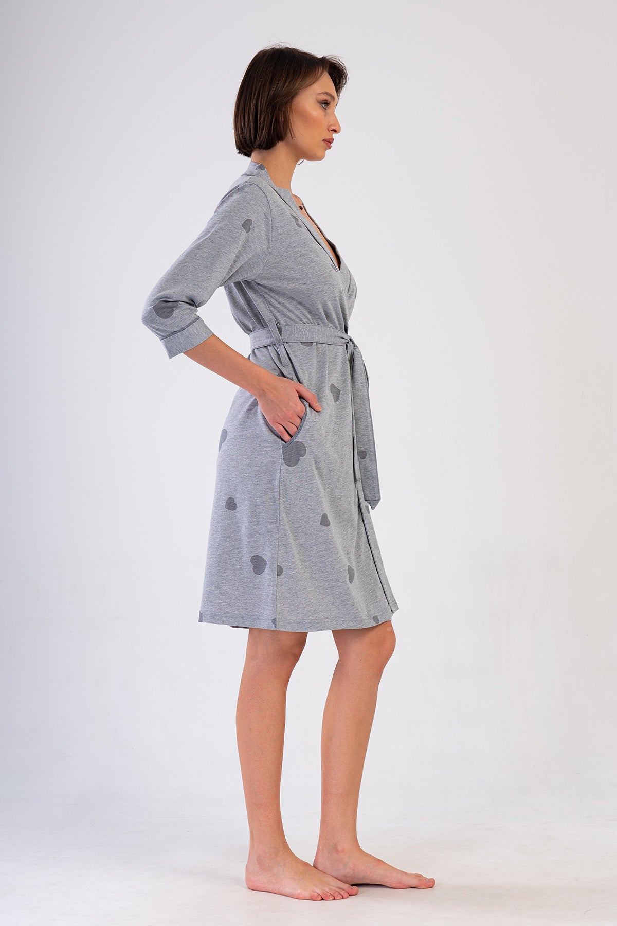 KADIN P.SUPREM 3/4KOL CEPLI SABAHLIK