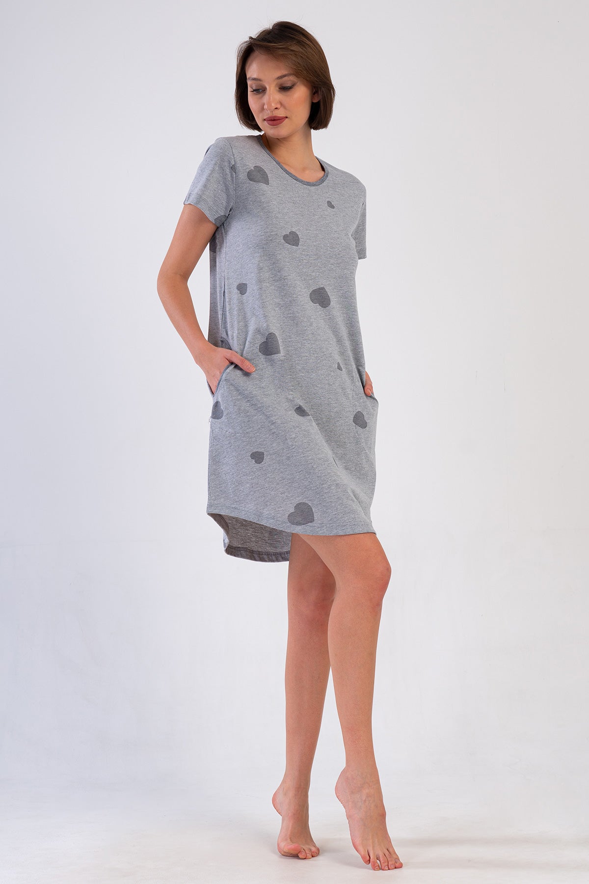 Woman Supreme Big Size Tora Short Sleeve Tunic