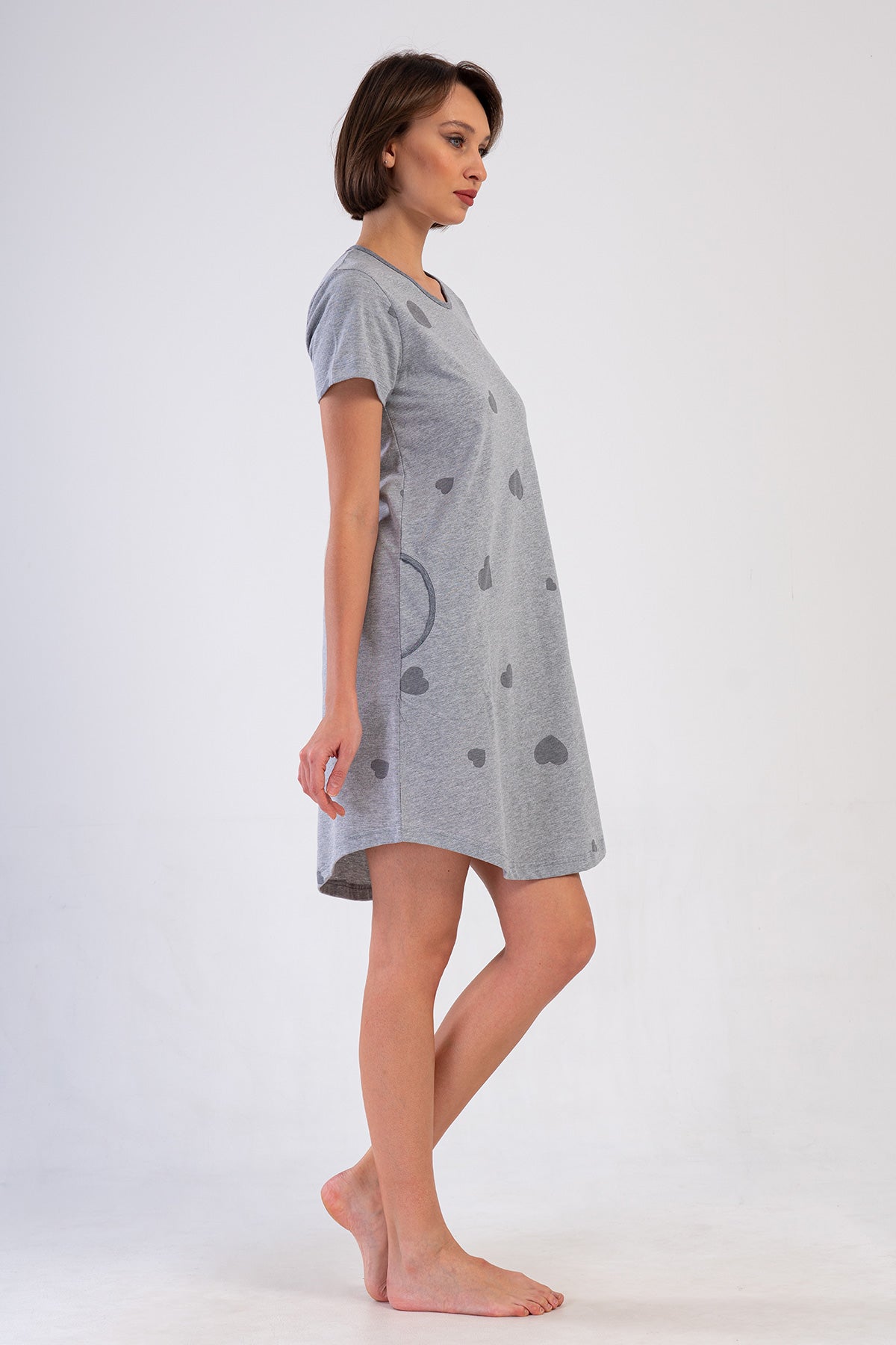 Woman Supreme Big Size Tora Short Sleeve Tunic