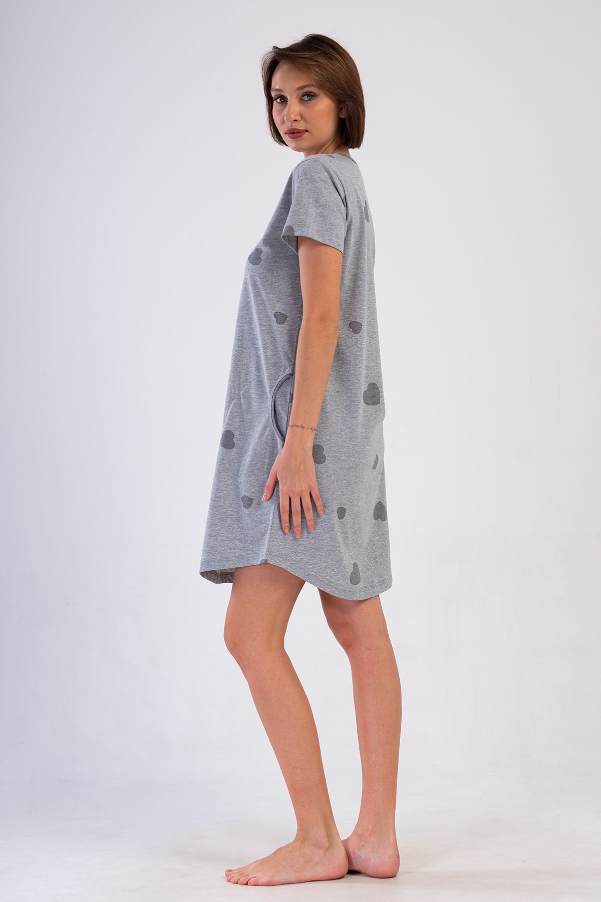 Woman Supreme Big Size Tora Short Sleeve Tunic