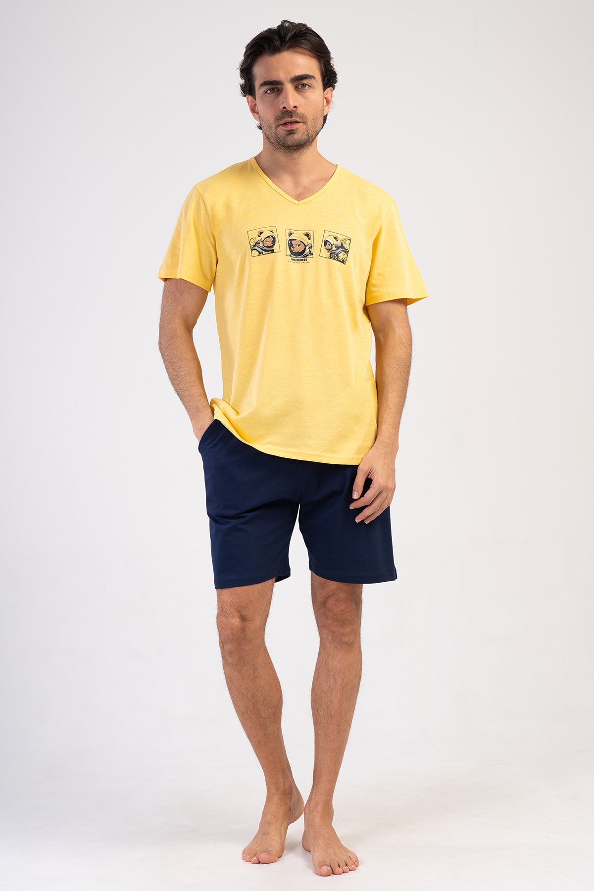 CEPLI ERKEK P.SUPREM V YAKA KISA KOL SORT TAKIM