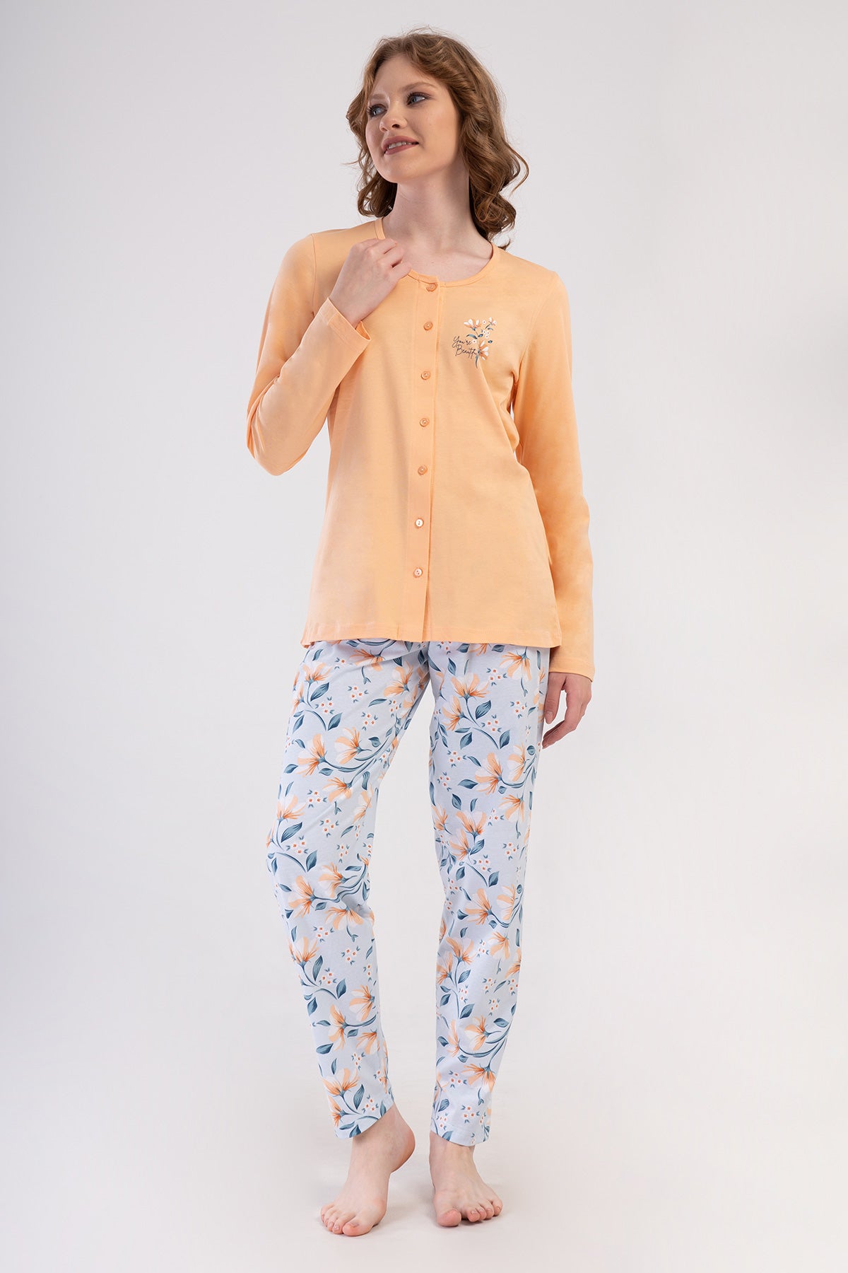 Woman Supreme Big Size Desta Pyjama Set