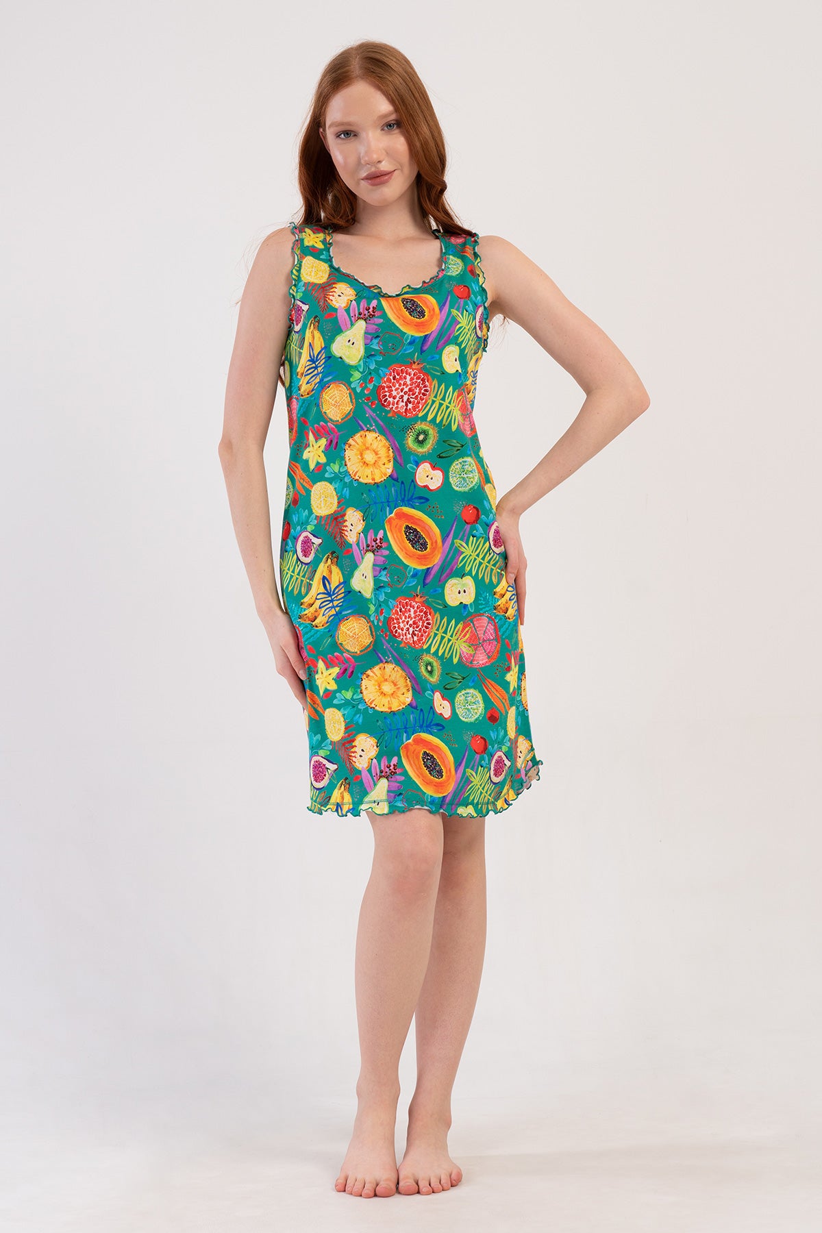 KADIN P.SUPREM GENIS ASKILI BIBILALI ETEGI OVAL TUNIK