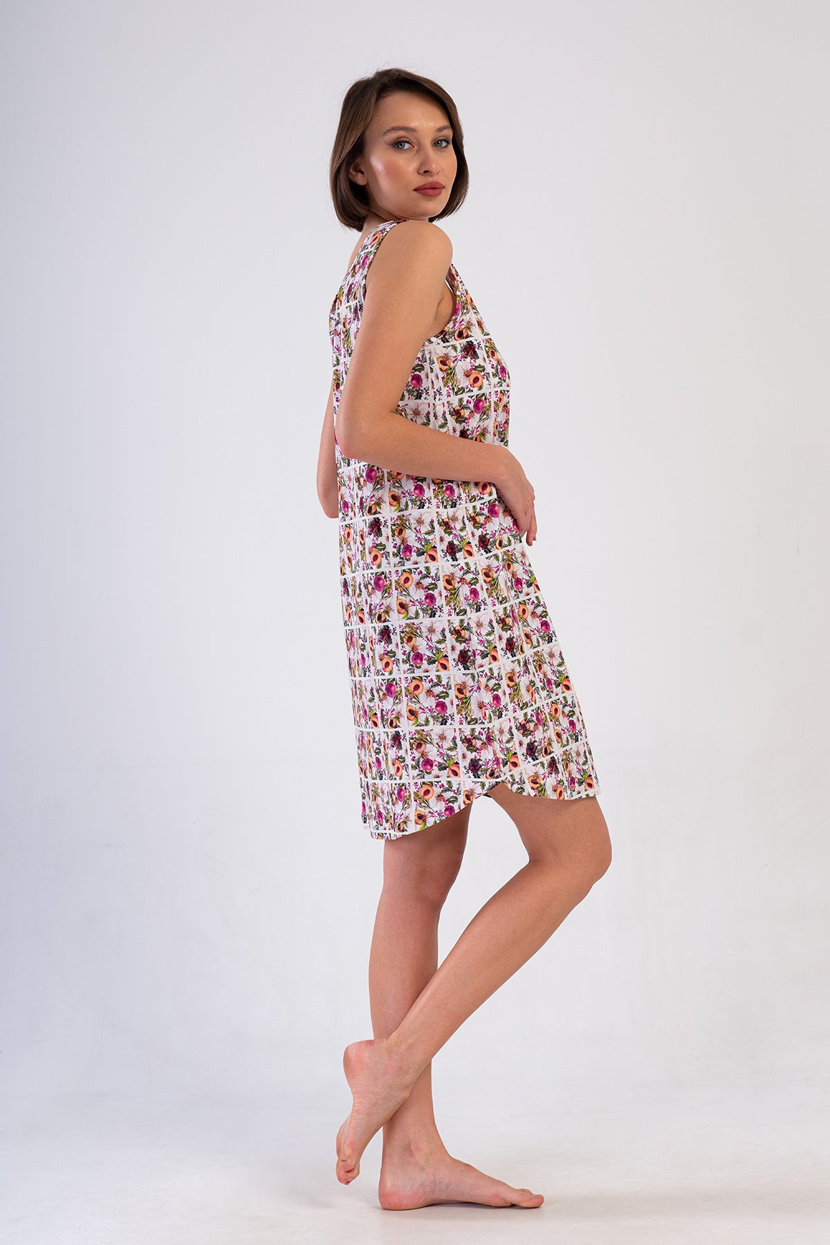 KADIN P.SUPREM O YAKA GENIS ASKILI ETEGI OVAL TUNIK