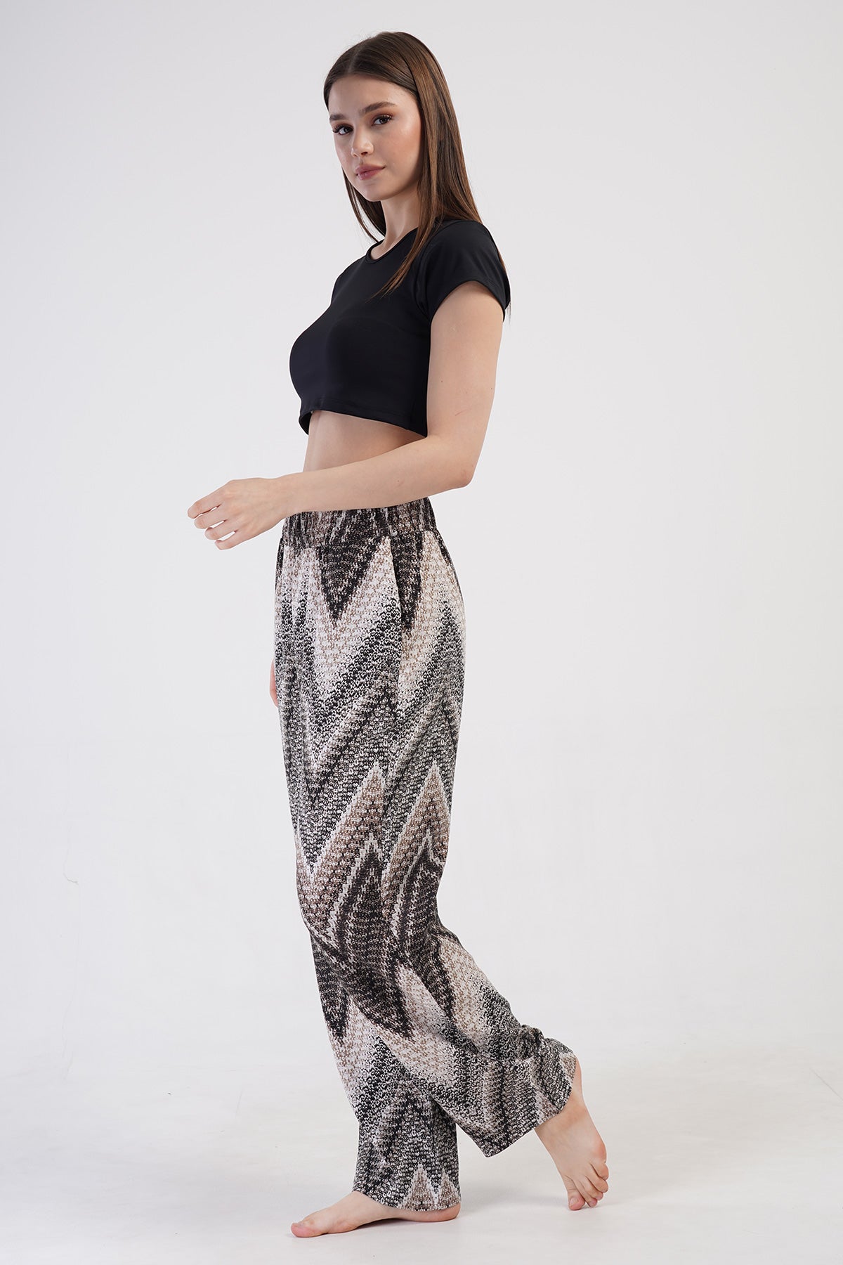 KADIN VISCON CEPLI TEK ALT PIJAMA