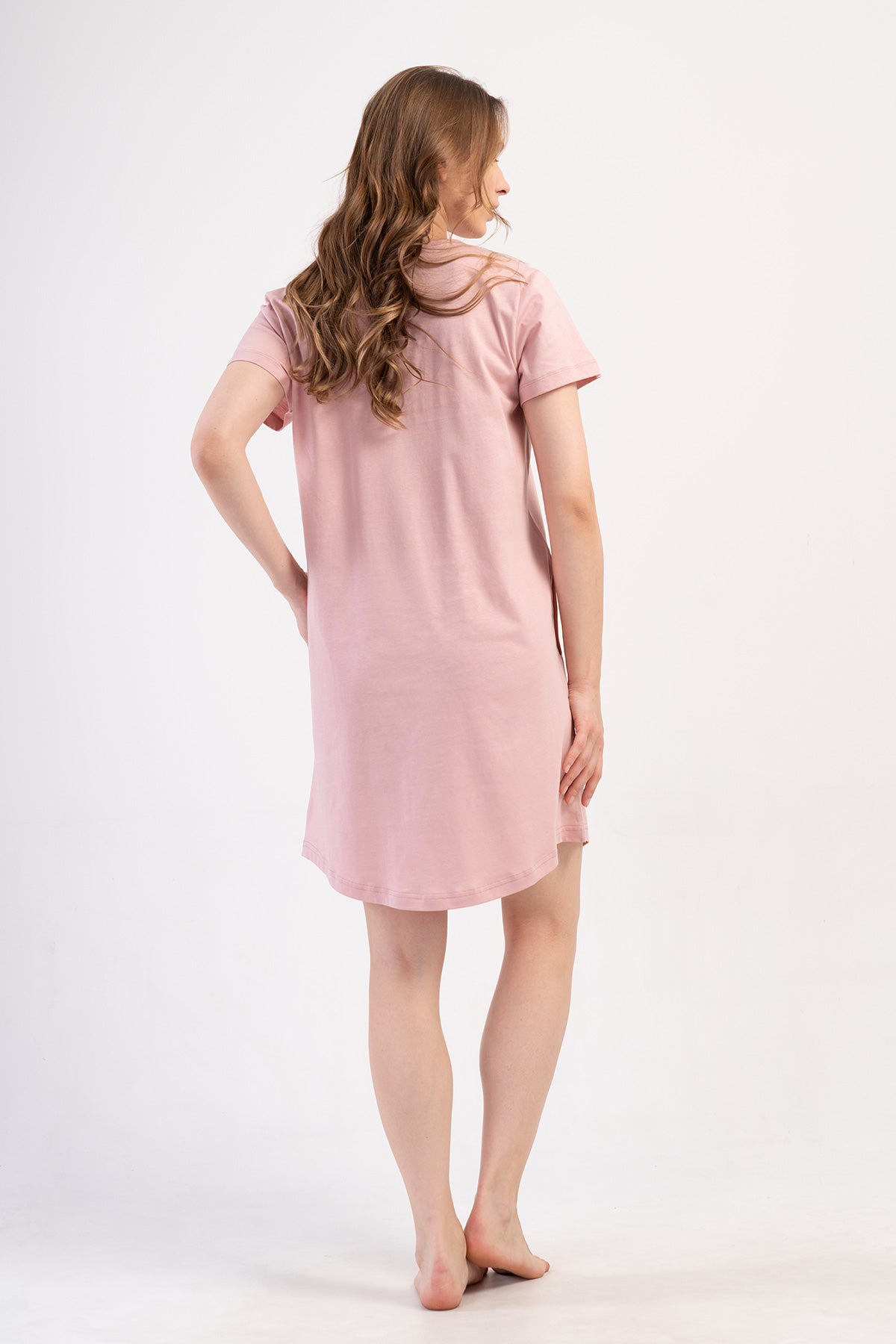 KADIN P.SUPREM XXL O YAKA KISA KOL ETEGI OVAL CEPLI TUNIK