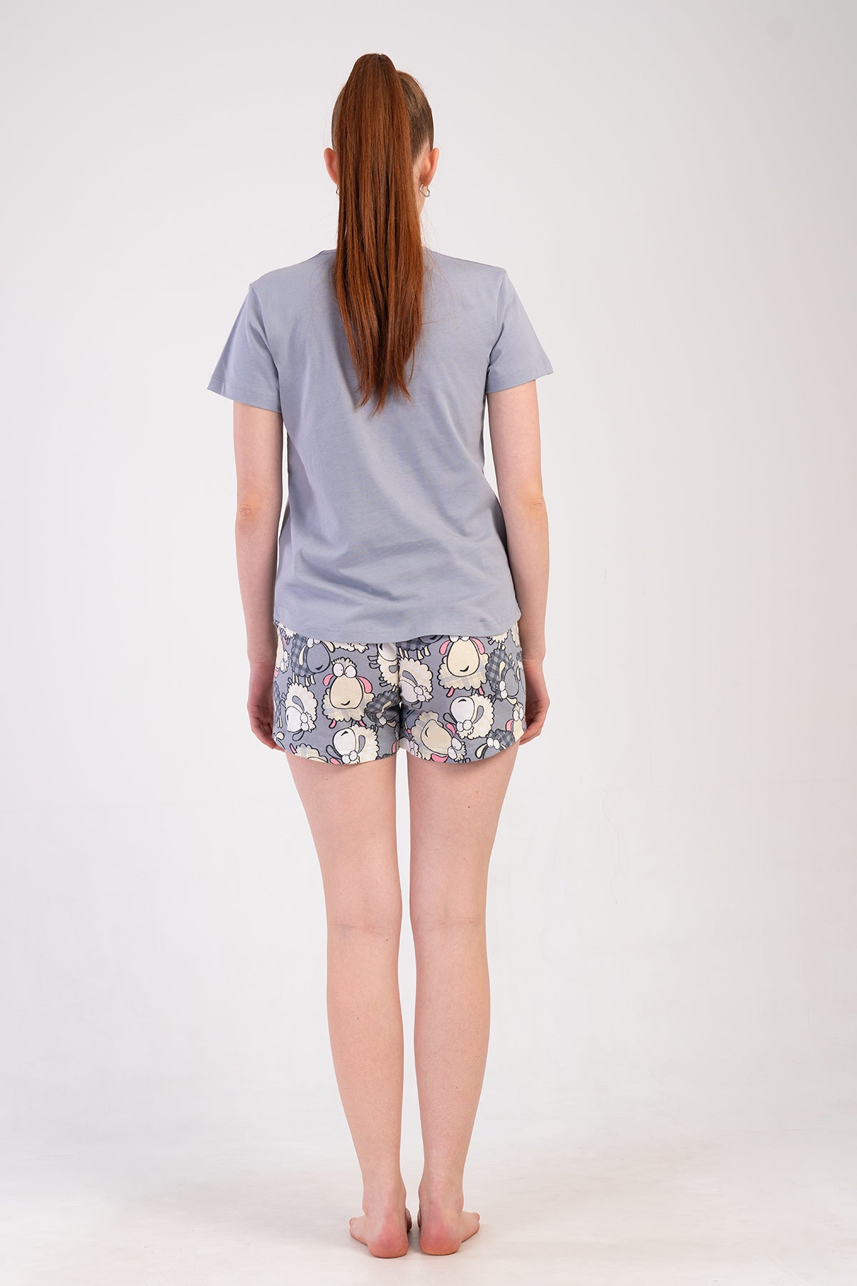 KADIN P.SUPREM O YAKA KISA KOL ETEGI OVAL SORT TAKIM