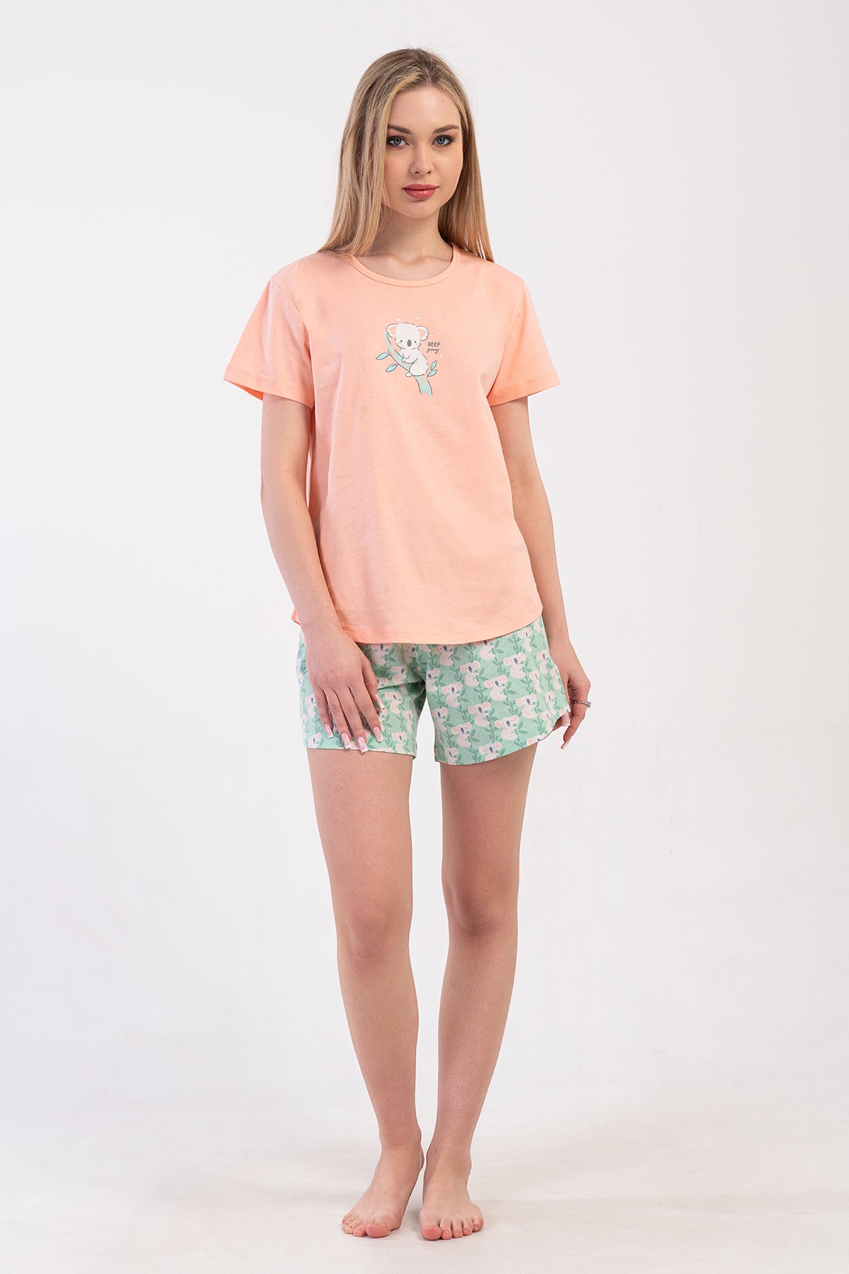 KADIN P.SUPREM O YAKA KISA KOL ETEGI OVAL SORT TAKIM