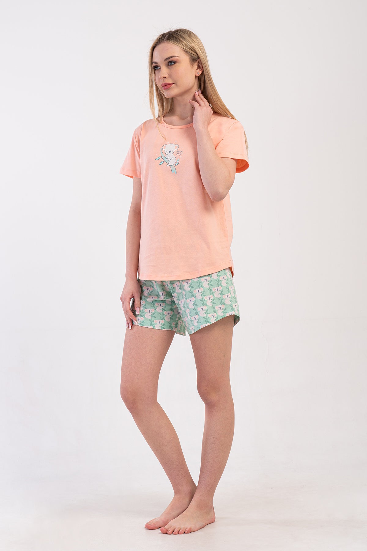 KADIN P.SUPREM O YAKA KISA KOL ETEGI OVAL SORT TAKIM