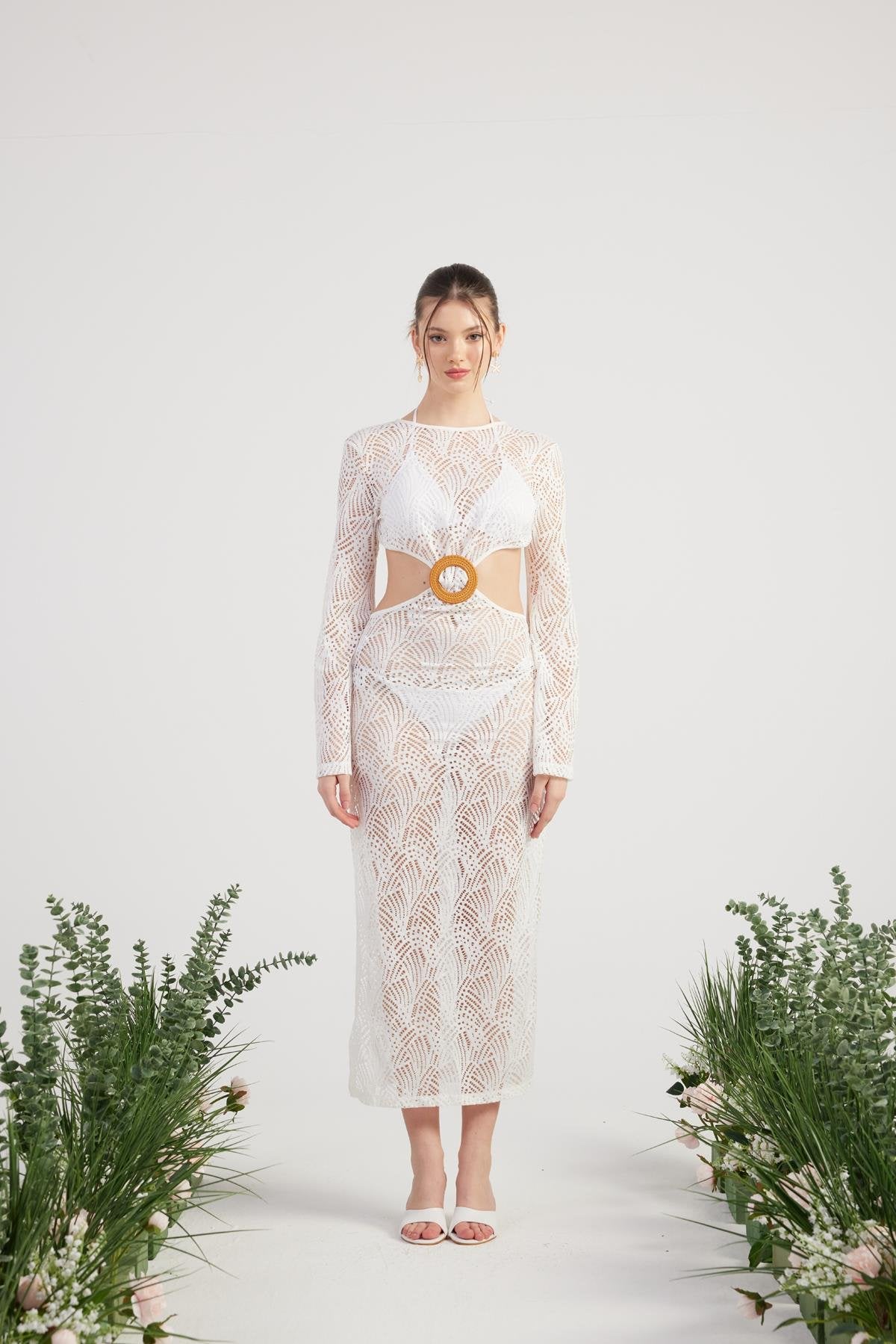 Adeline Elbise Beyaz