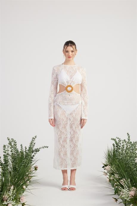 Adeline Elbise Beyaz