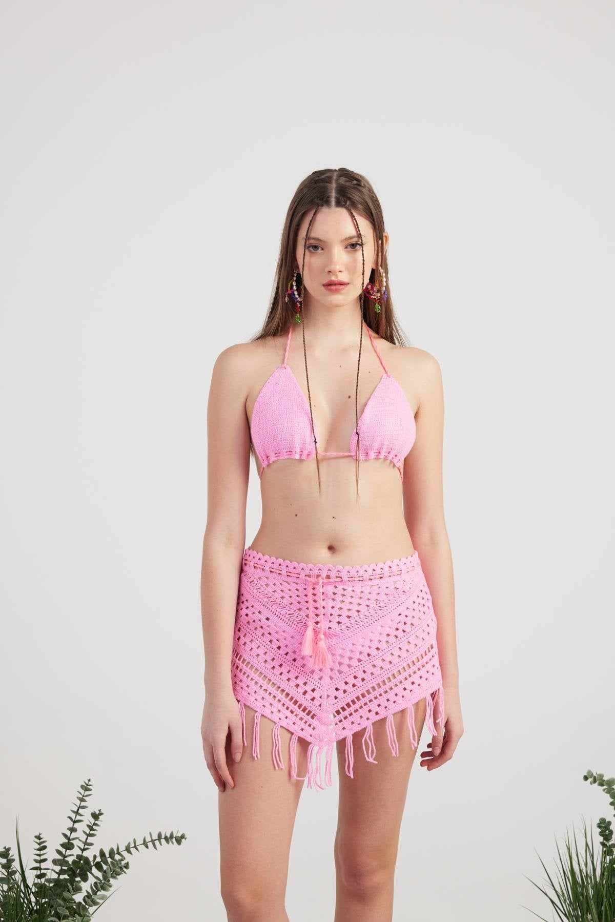 Chacha Triko Takım Pembe